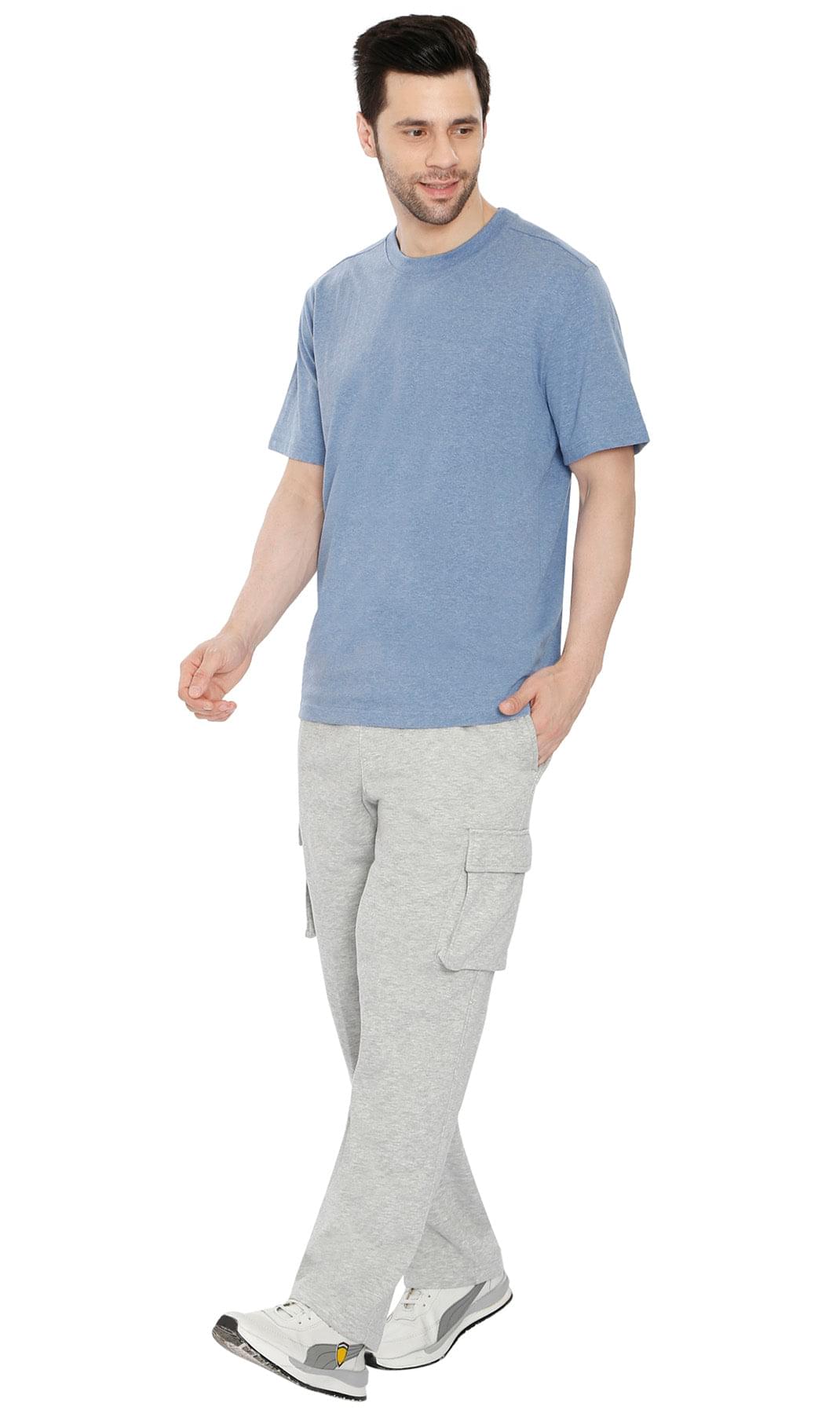 Men's Brushed Fleece Cargo Pants — Pull-On with Inner Drawstring TURTLE BAY APPAREL