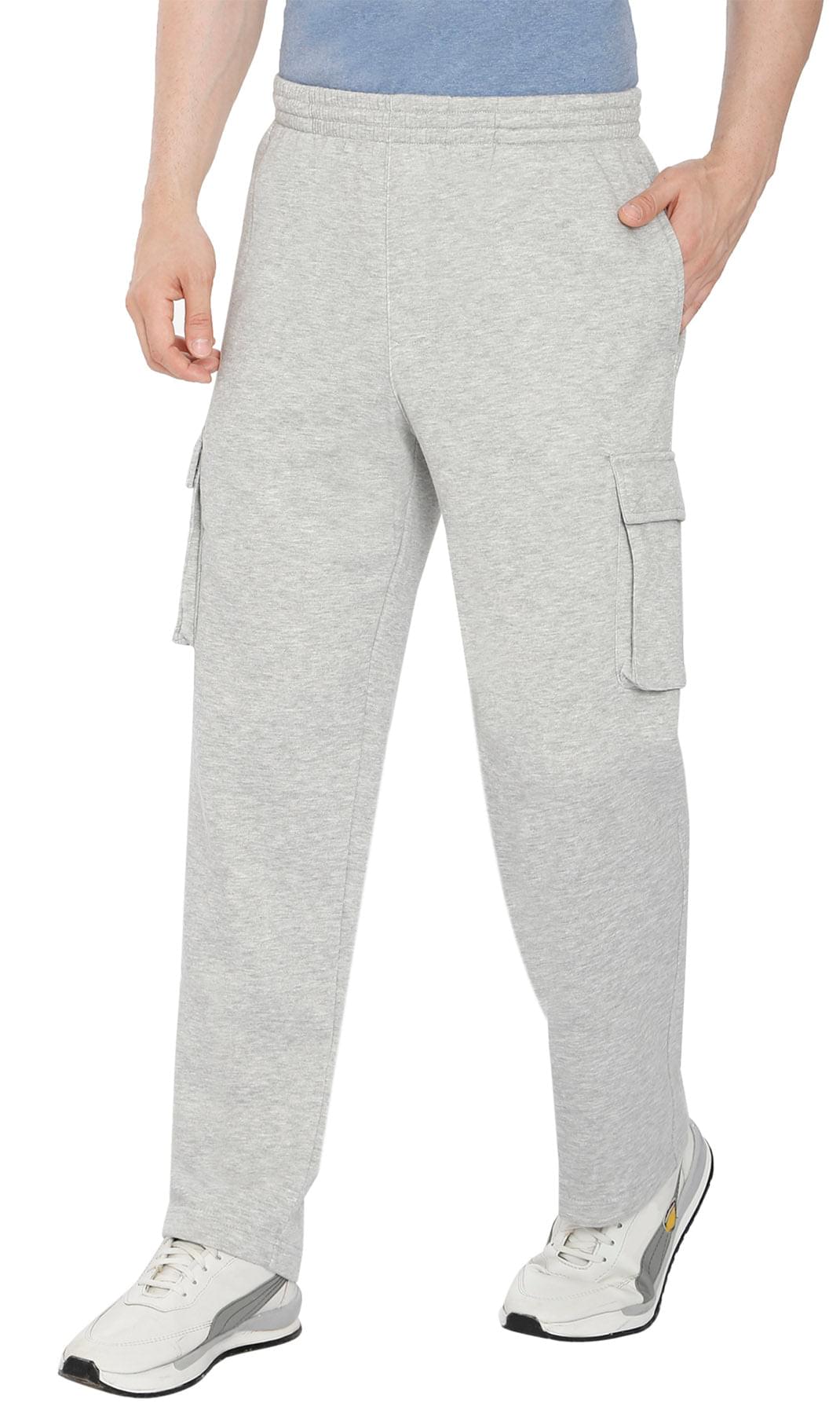 Men's Brushed Fleece Cargo Pants — Pull-On with Inner Drawstring TURTLE BAY APPAREL