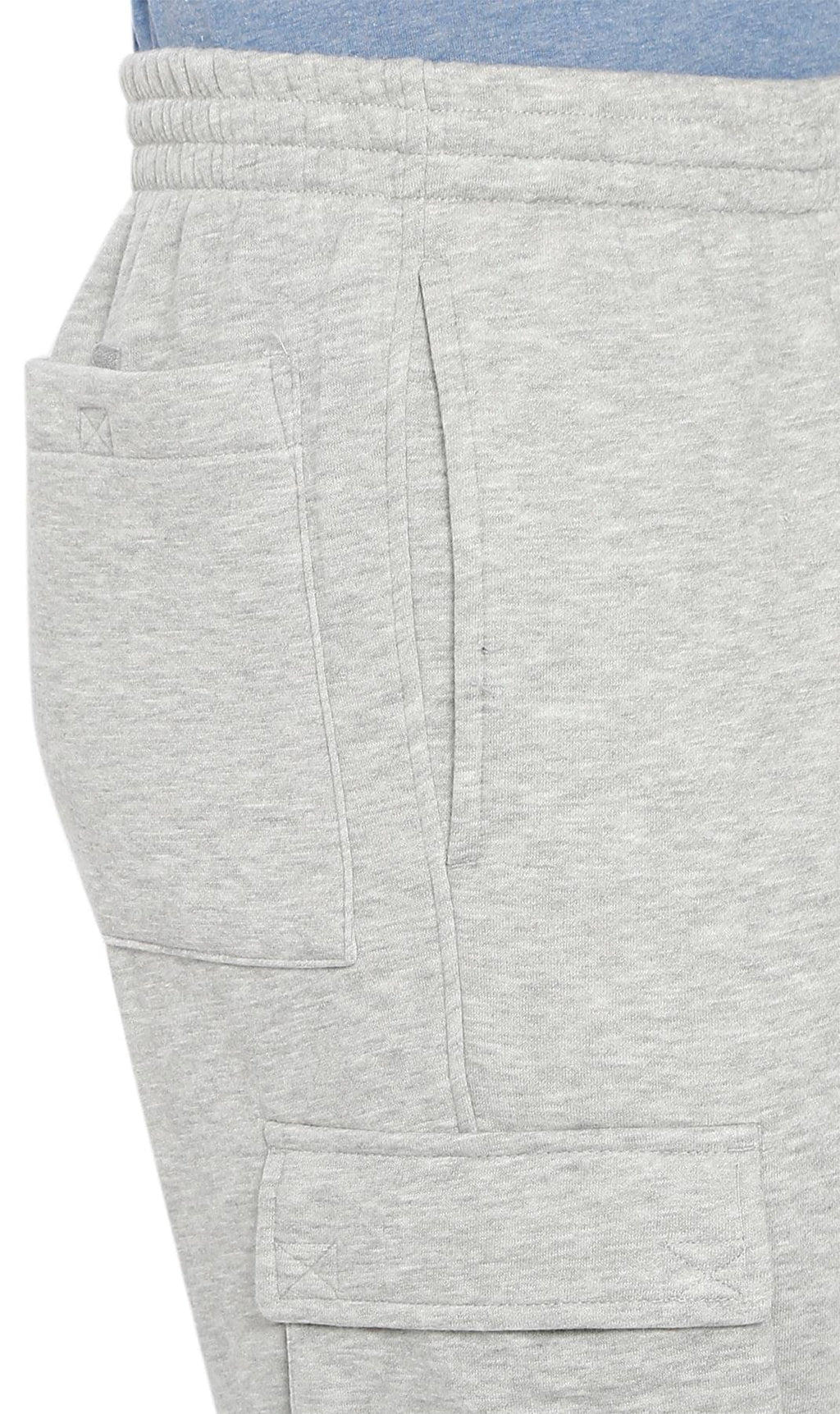 Men's Brushed Fleece Cargo Pants — Pull-On with Inner Drawstring TURTLE BAY APPAREL