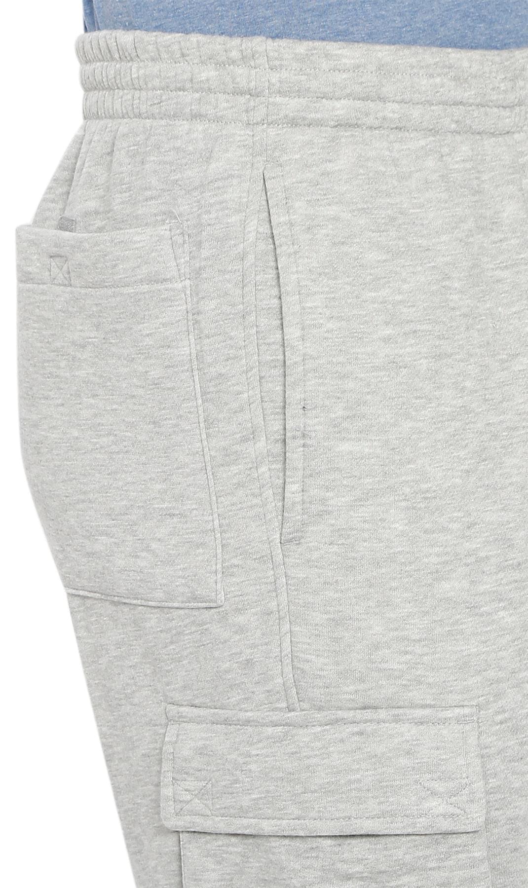 Men's Brushed Fleece Cargo Pants — Pull-On with Inner Drawstring TURTLE BAY APPAREL