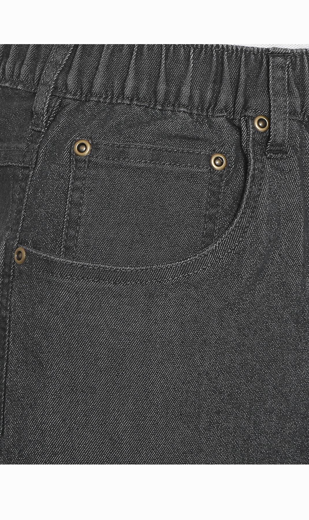 Turtle Bay Pull-On Stretch Denim Shorts — Elastic Waist TURTLE BAY APPAREL