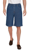 Turtle Bay Pull-On Stretch Denim Shorts — Elastic Waist TURTLE BAY APPAREL