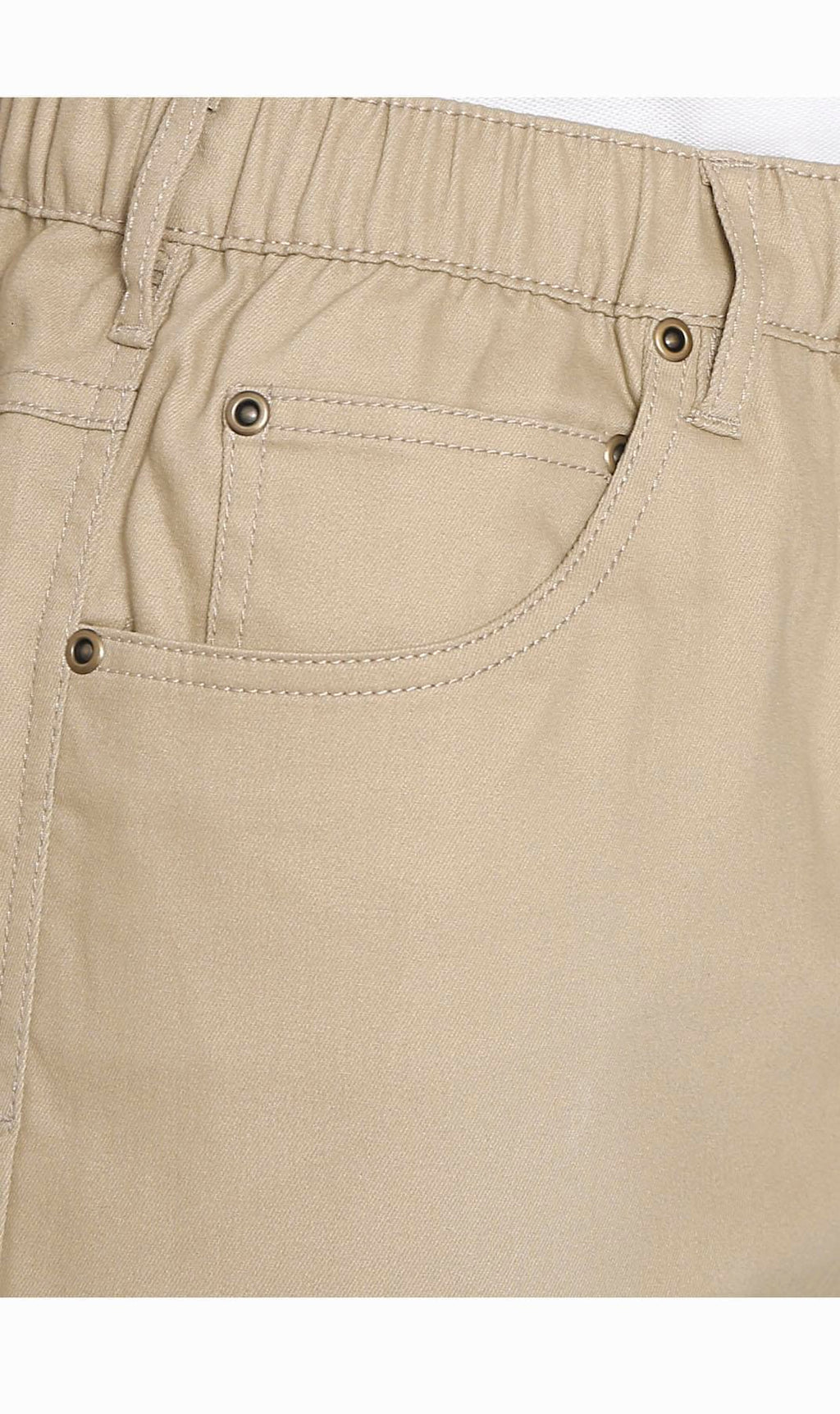 Turtle Bay Pull-On Stretch Denim Shorts — Elastic Waist TURTLE BAY APPAREL
