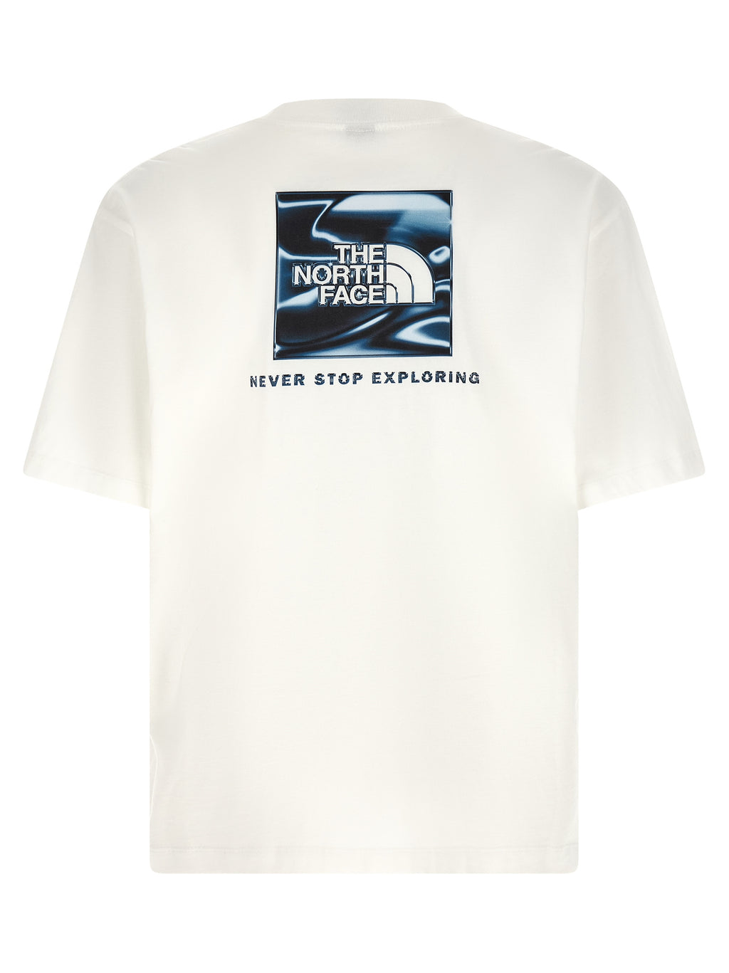 The North Face Liquid NSE Box T-Shirt — White / Black