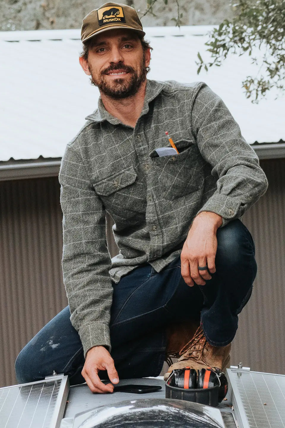 Grand Flannel, Moss Green MuskOx Flannels