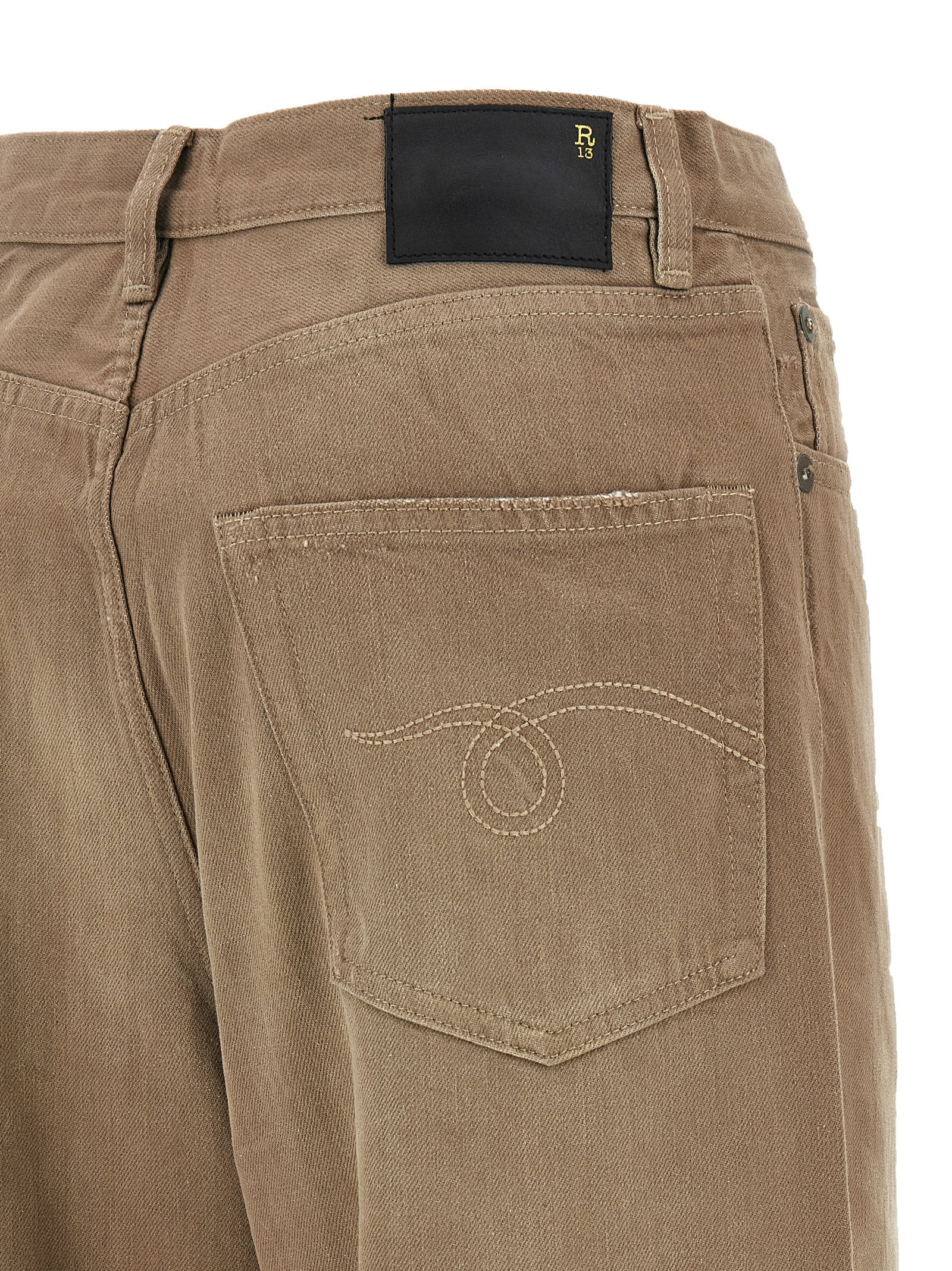 R13 Damon Pleated Jeans R13