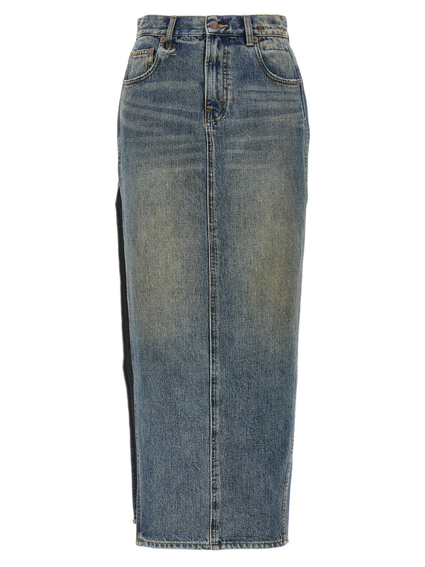R13 Devon Side Slit Skirt R13