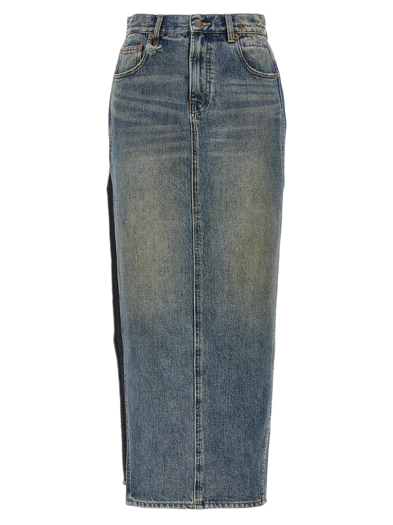 R13 Devon Side Slit Skirt R13