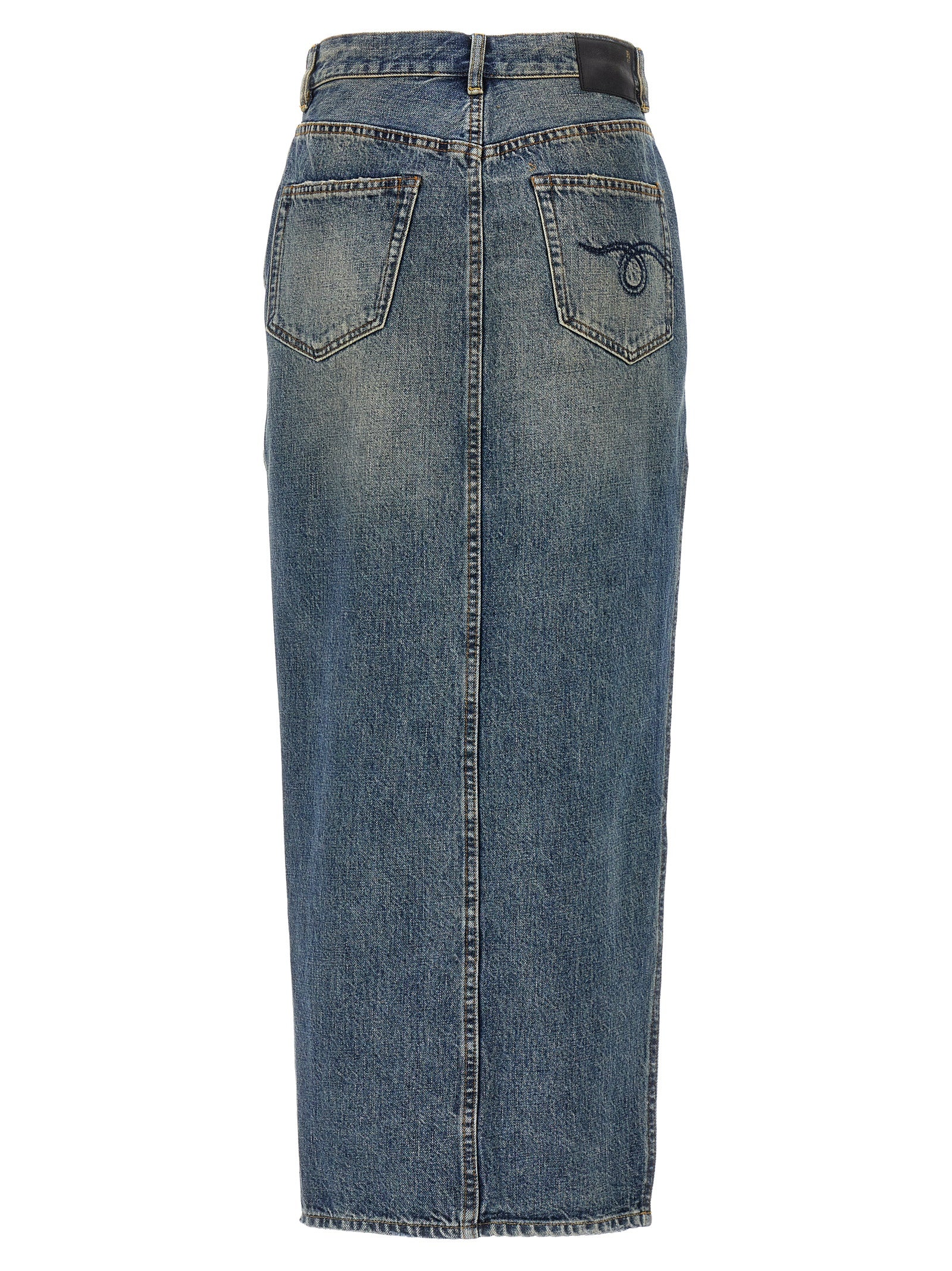 R13 Devon Side Slit Skirt R13