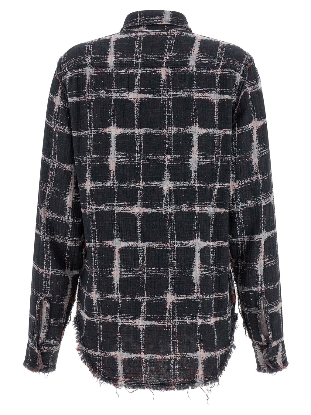 R13 R13 Fringed Hem Reversible Shirt R13
