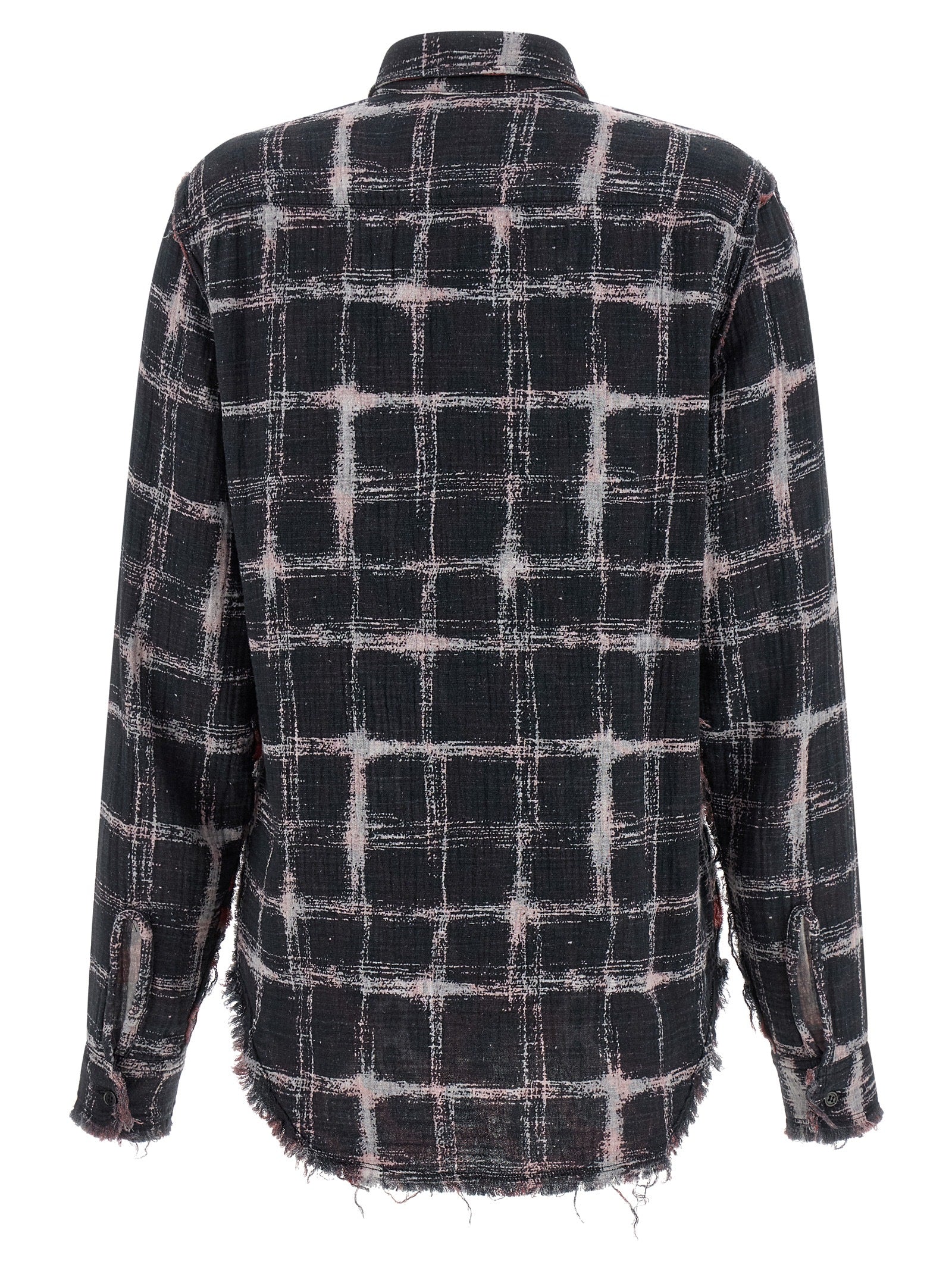 R13 R13 Fringed Hem Reversible Shirt R13