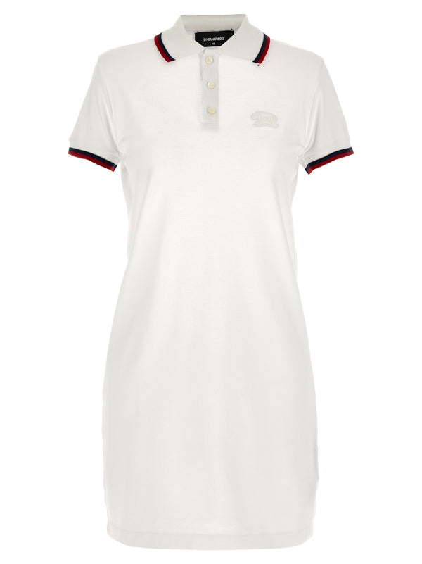 Dsquared2 Dsquared2 Maxi Cut Out Polo Dress Dsquared2