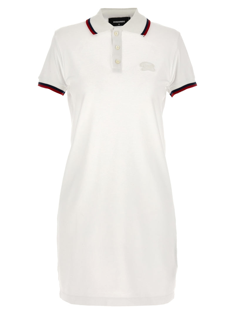Dsquared2 Dsquared2 Maxi Cut Out Polo Dress Dsquared2