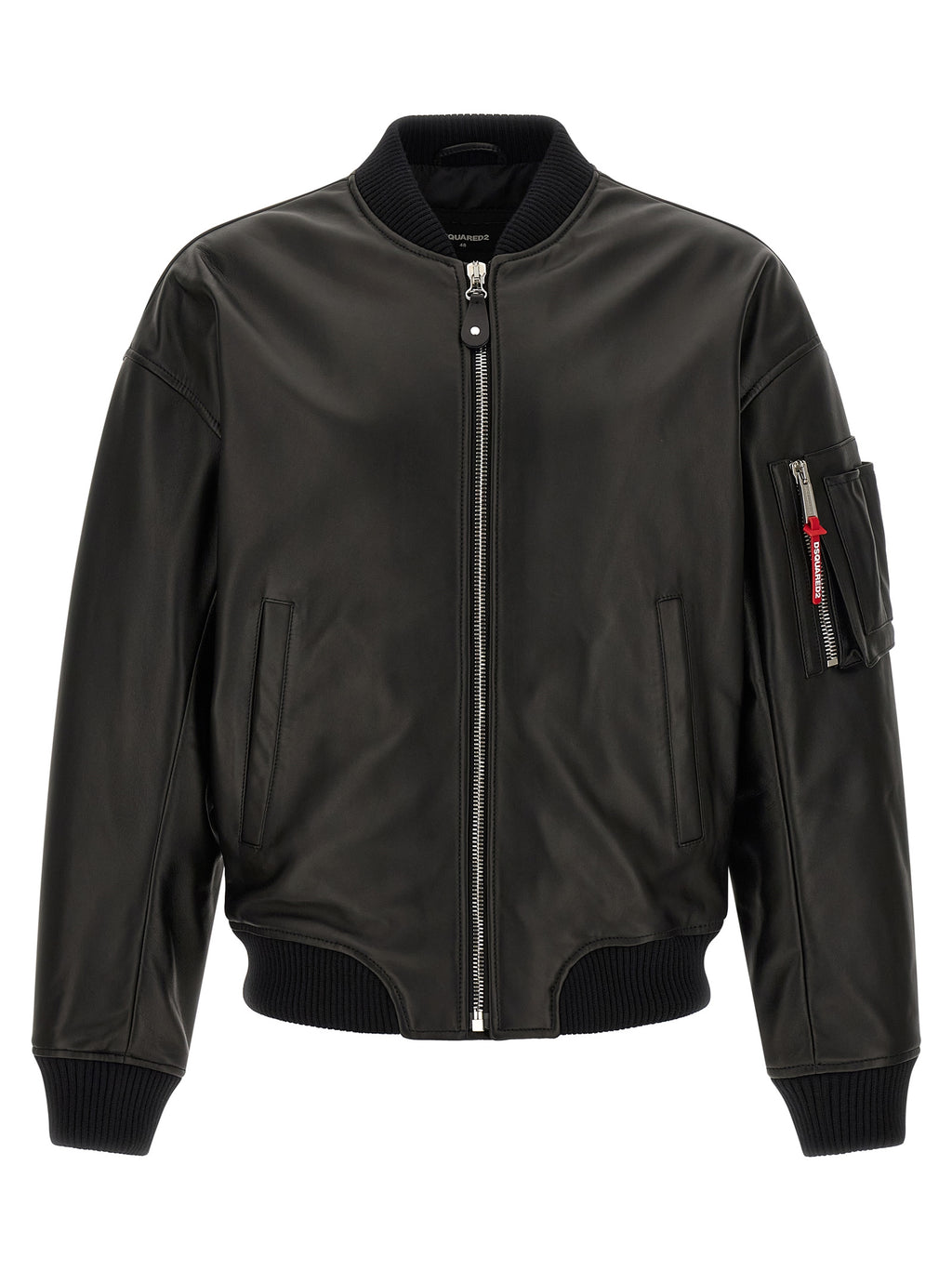 Dsquared2 Leather Bomber Jacket Dsquared2
