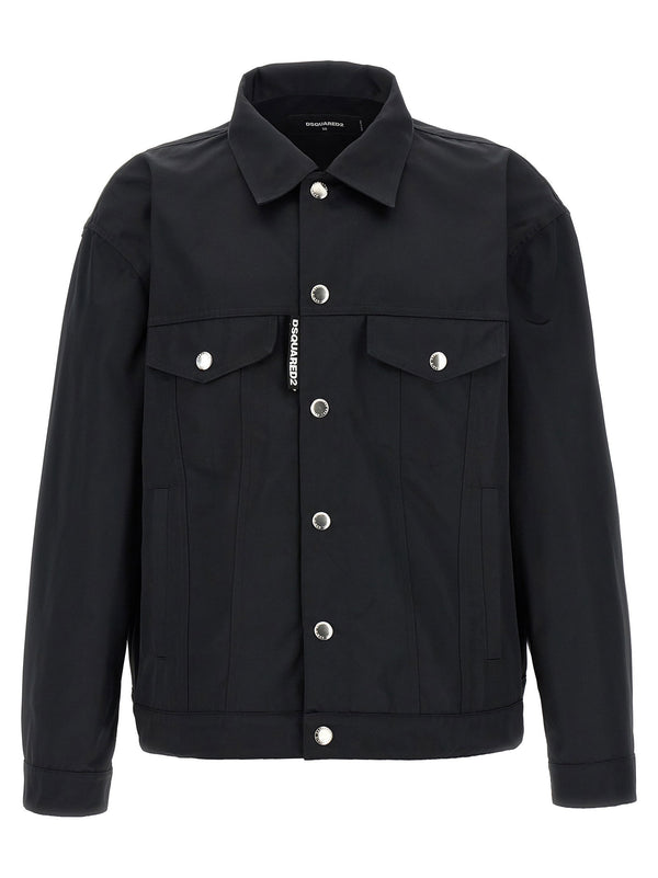Dsquared2 Ever Jean D2 Jacket — Black Dsquared2