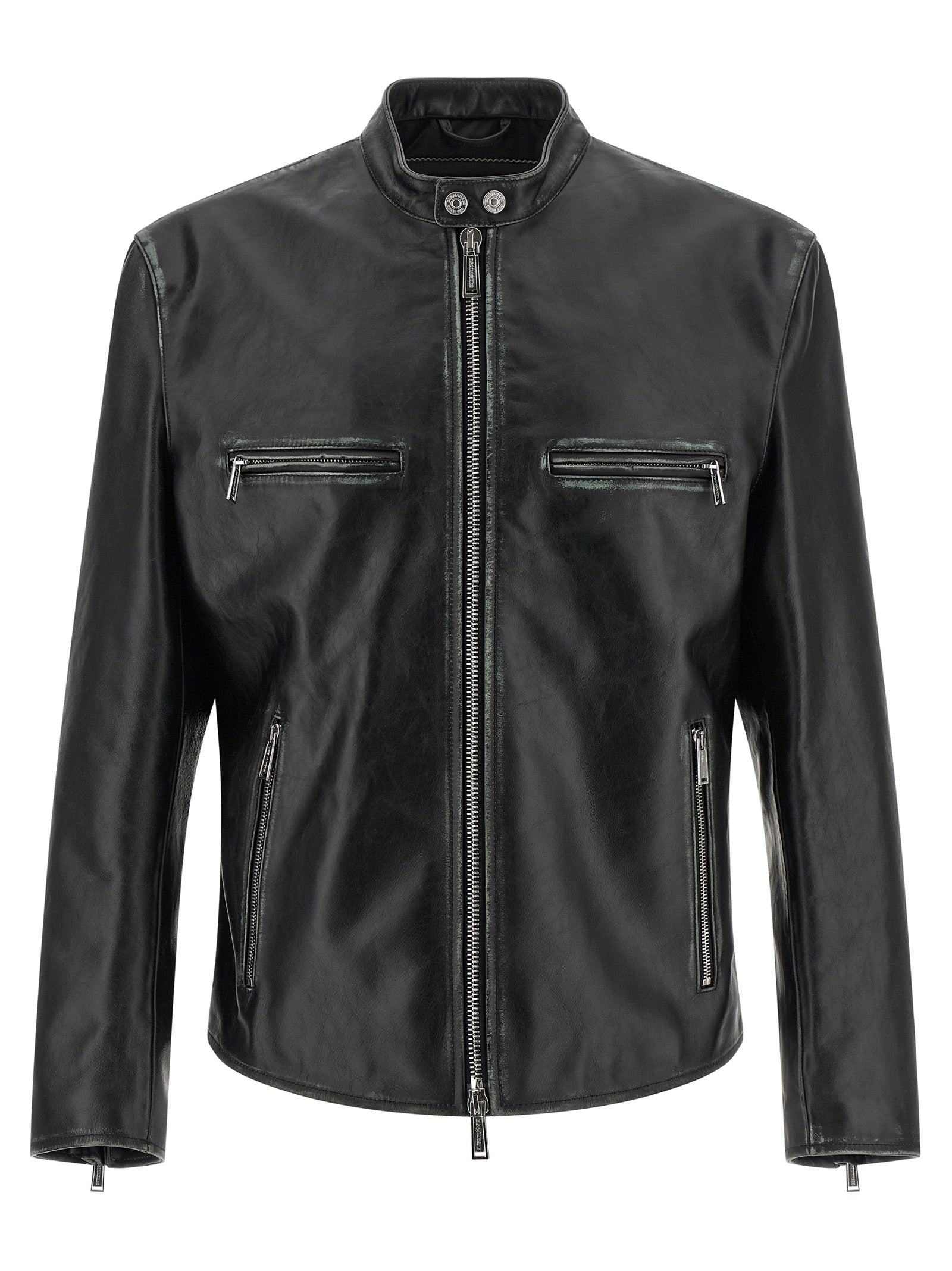 Dsquared2 Bad Boy Leather Biker Jacket Dsquared2
