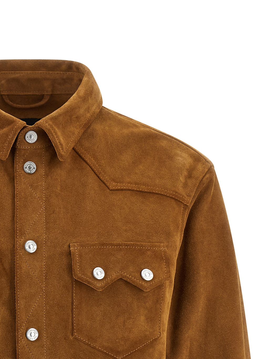 Dsquared2 Suede Boxy Shirt Jacket Dsquared2