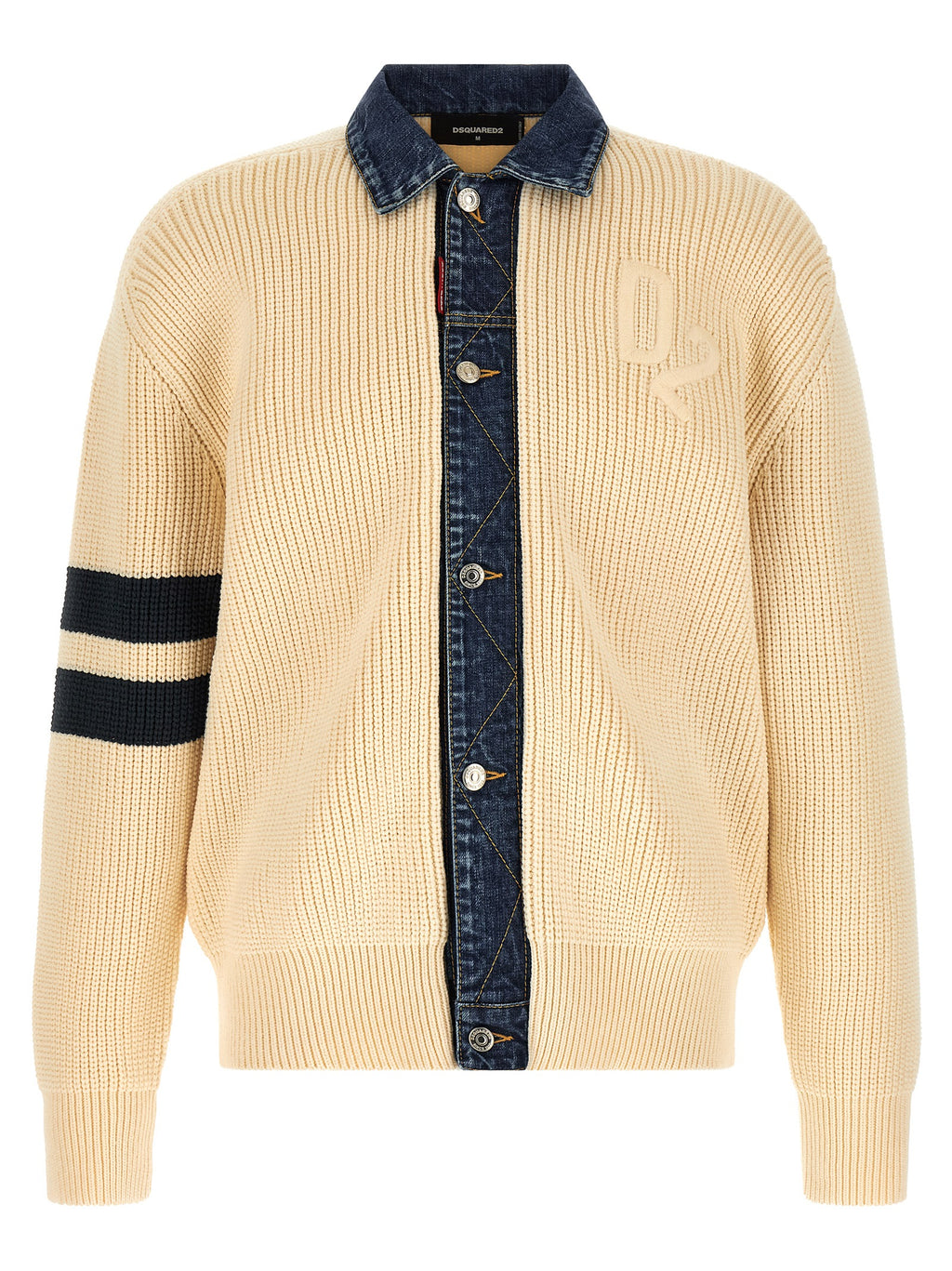 Dsquared2 Dsquared2 Denim Mix D2 Cardigan Dsquared2
