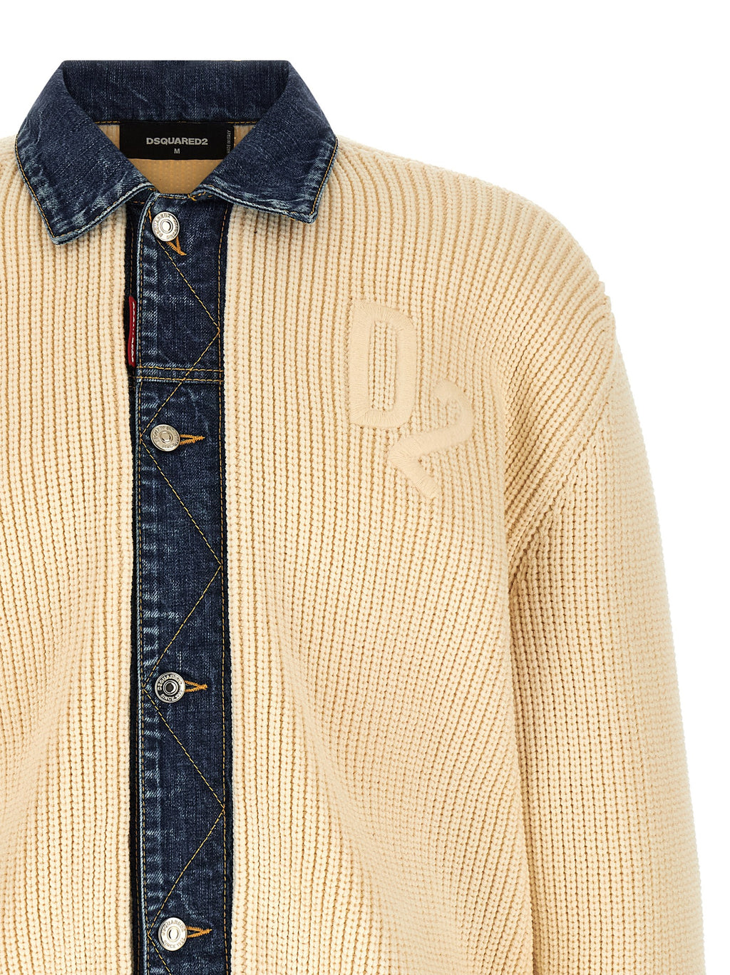 Dsquared2 Dsquared2 Denim Mix D2 Cardigan Dsquared2