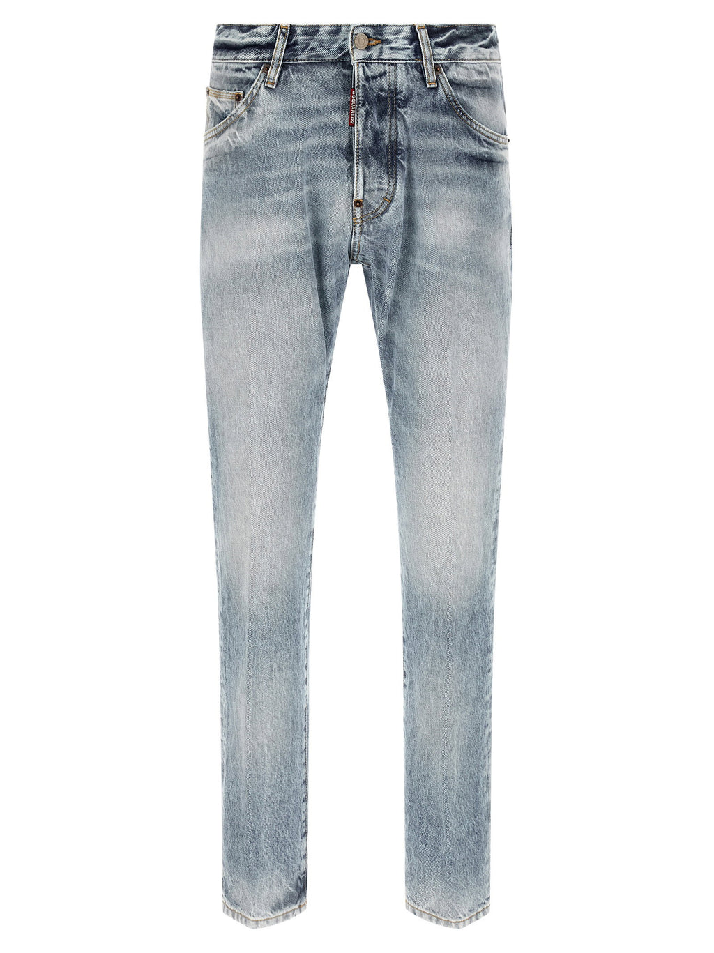 Dsquared2 Teddy slim fit stonewashed denim jeans front view