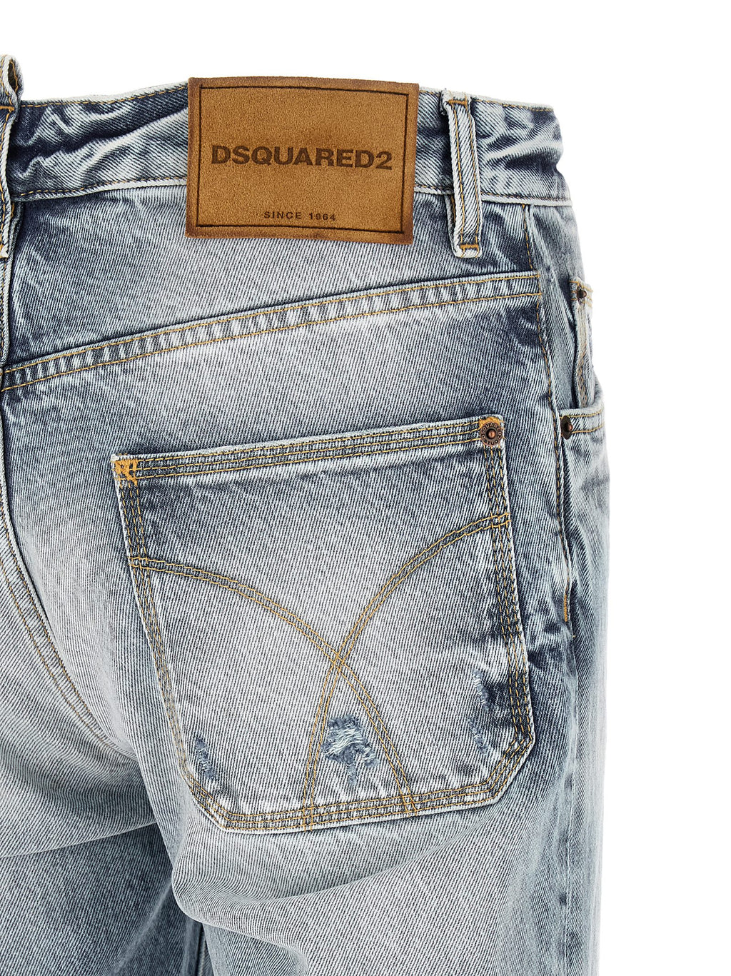 Dsquared2 Teddy jeans five pocket and button fly detail
