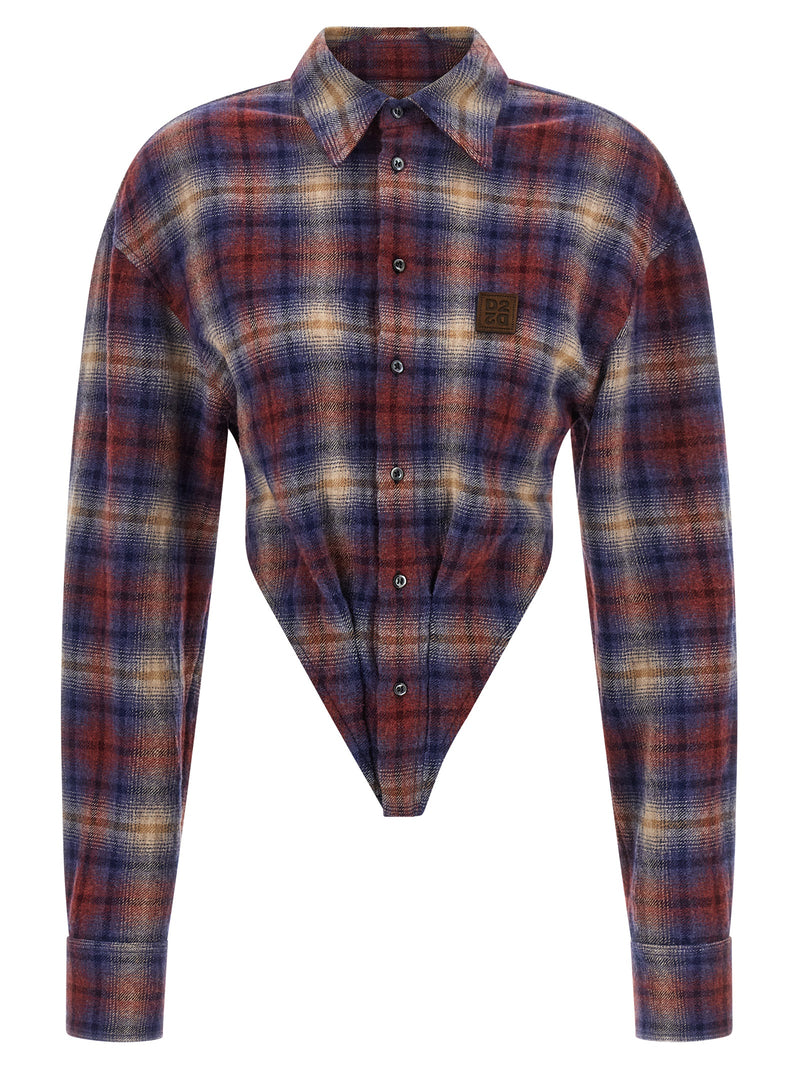 Dsquared2 Loop Check Wool Shirt