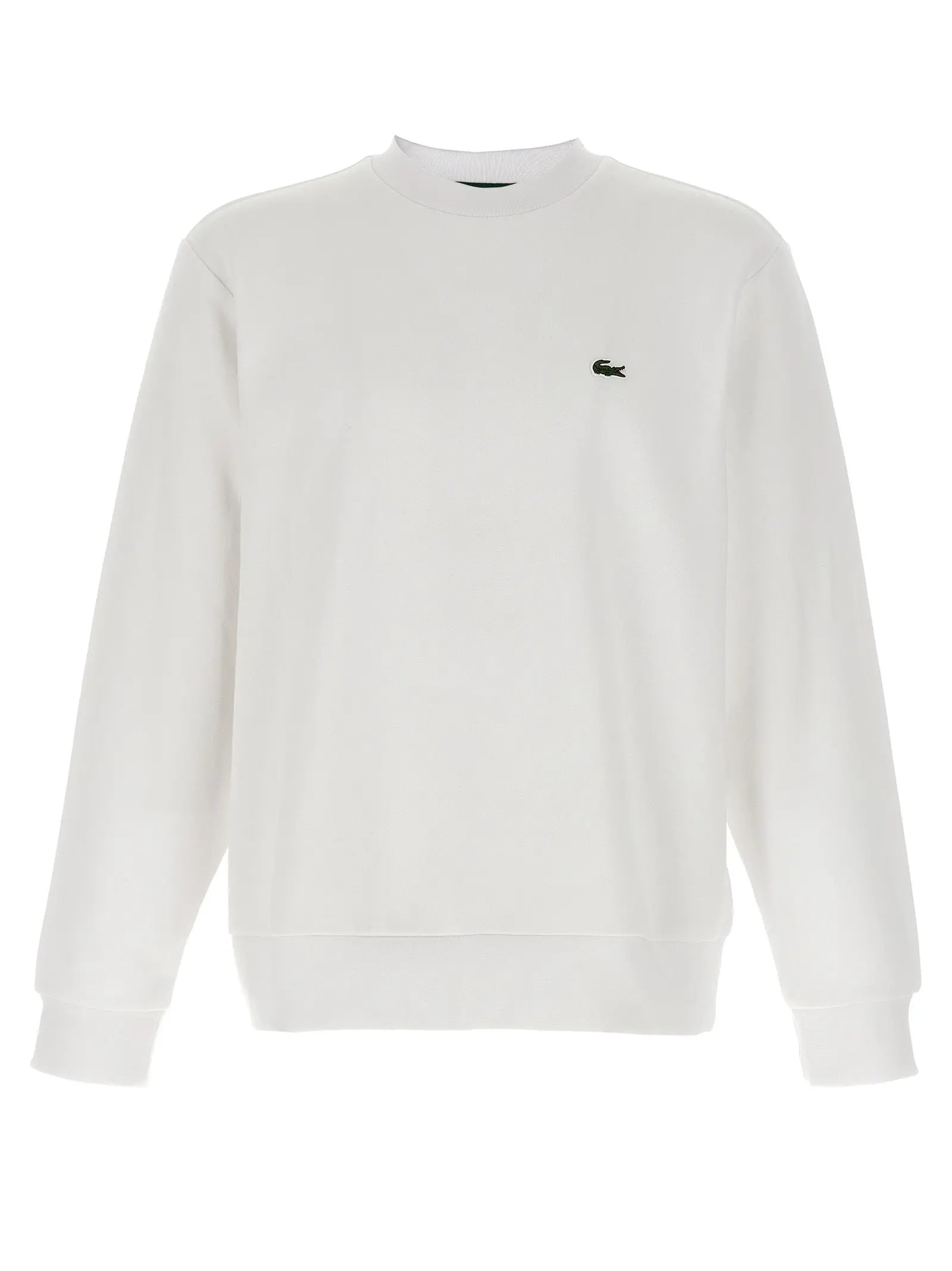 Lacoste Logo Patch Sweatshirt – Classic Crew Lacoste
