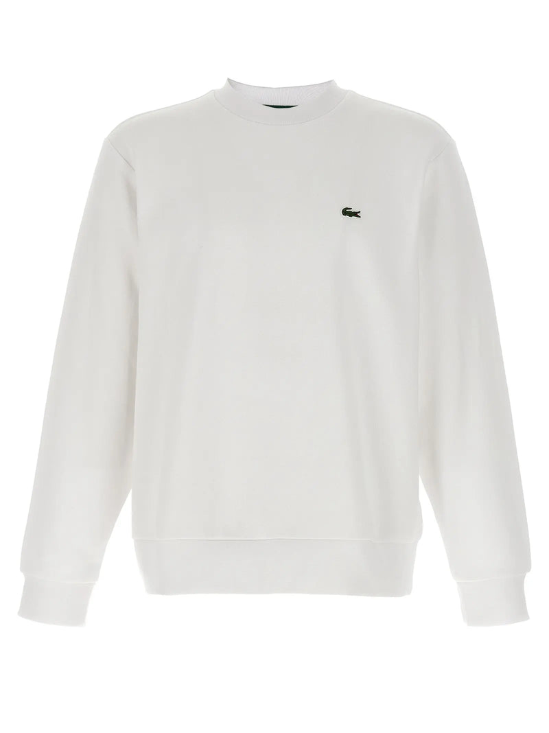 Lacoste Logo Patch Sweatshirt – Classic Crew Lacoste