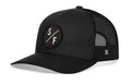 San Francisco Trucker Hat  |  Black SF X Snapback Haka Hat