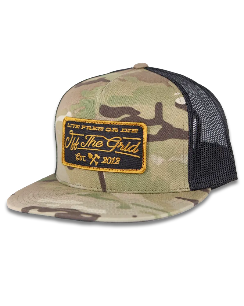 Stamped Snapback Hat Off The Grid Surplus