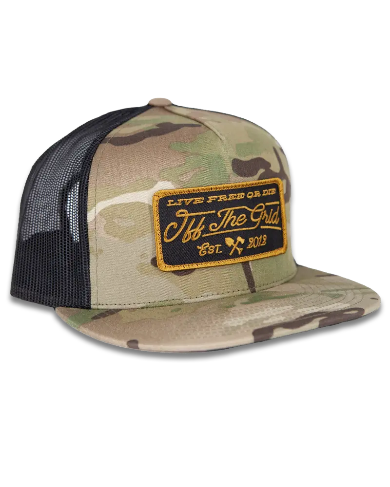 Stamped Snapback Hat Off The Grid Surplus