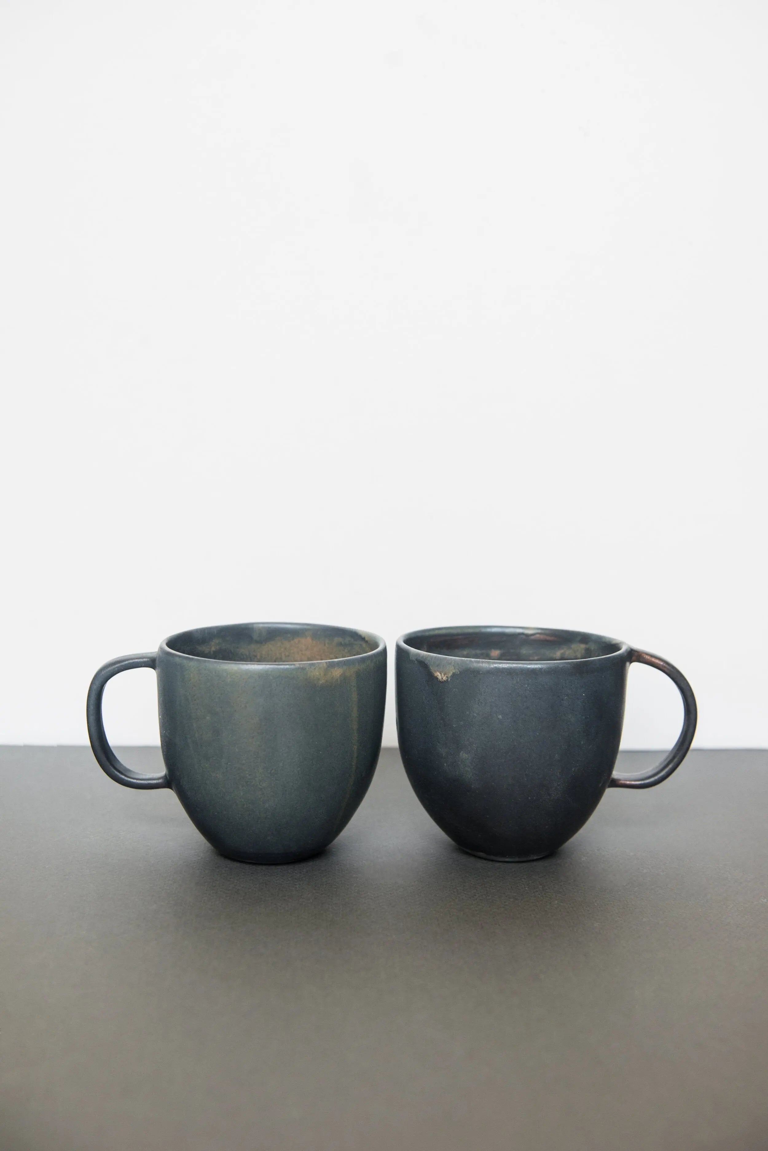 Rust Stoneware Coffee Mug CREATING COMFORT