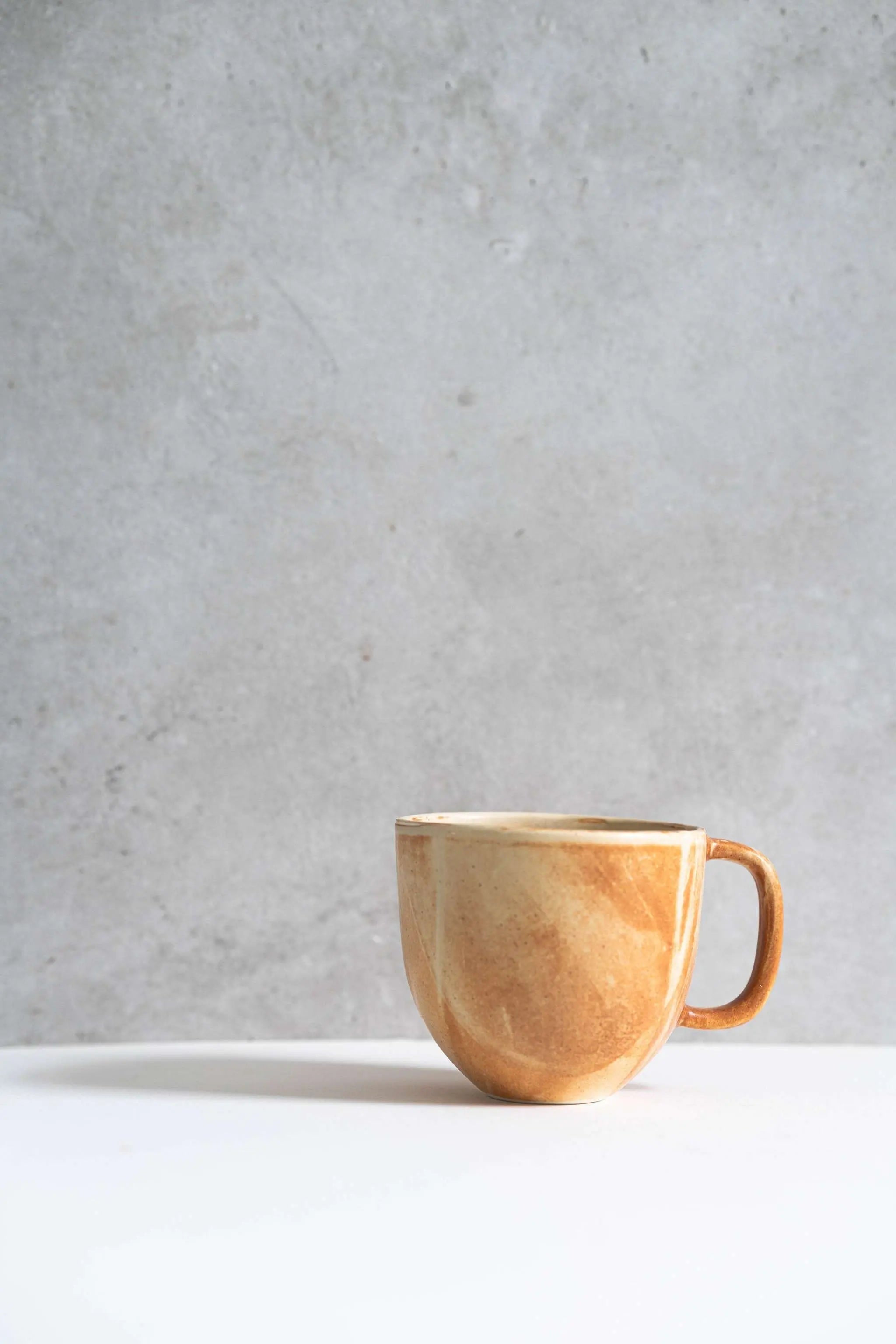 Stoneware Beige Coffee Mug CREATING COMFORT