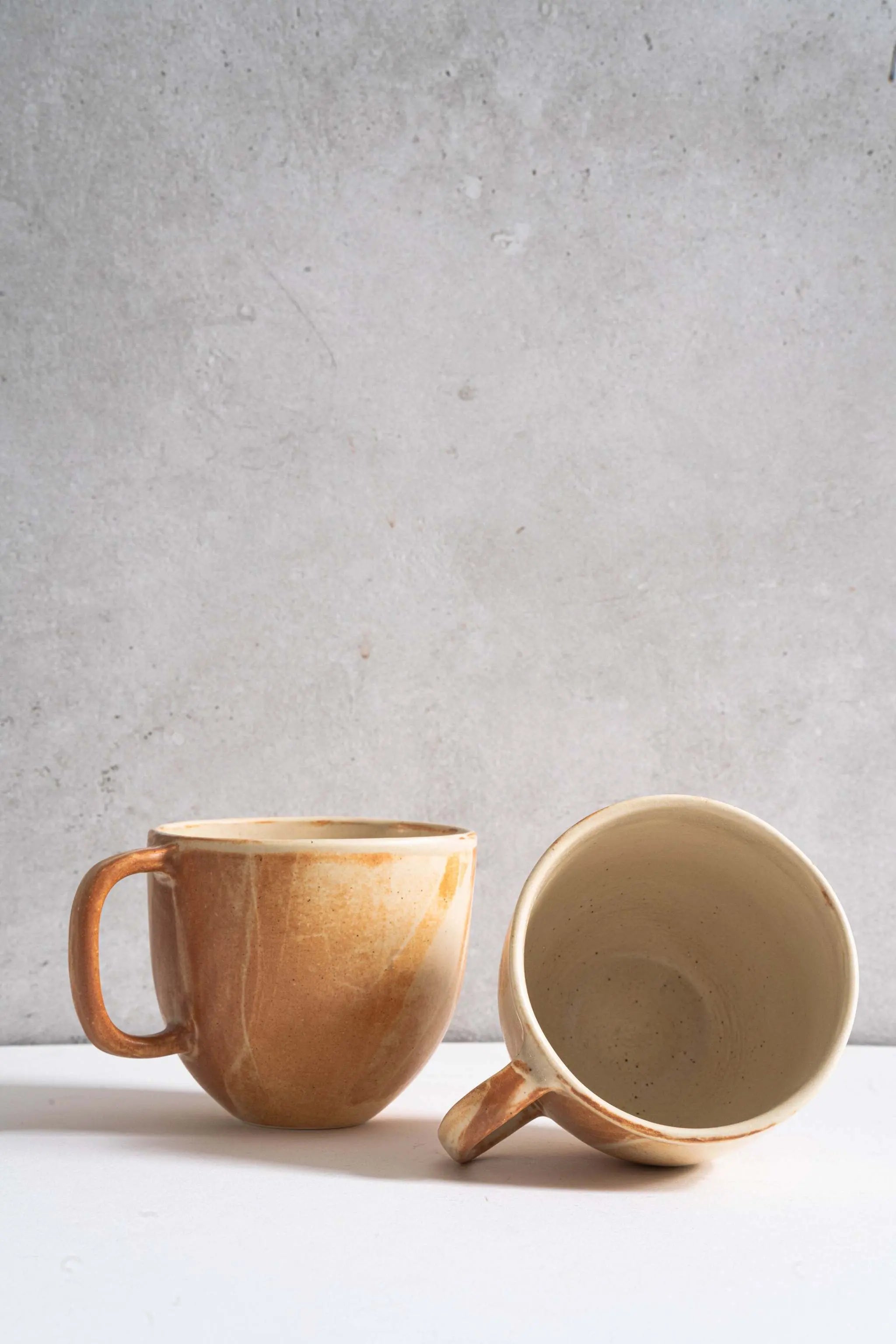 Stoneware Beige Coffee Mug CREATING COMFORT