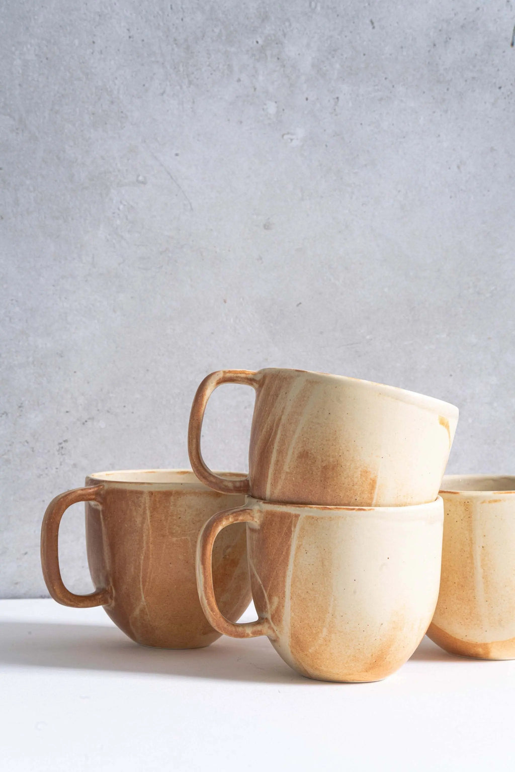 Stoneware Beige Coffee Mug CREATING COMFORT