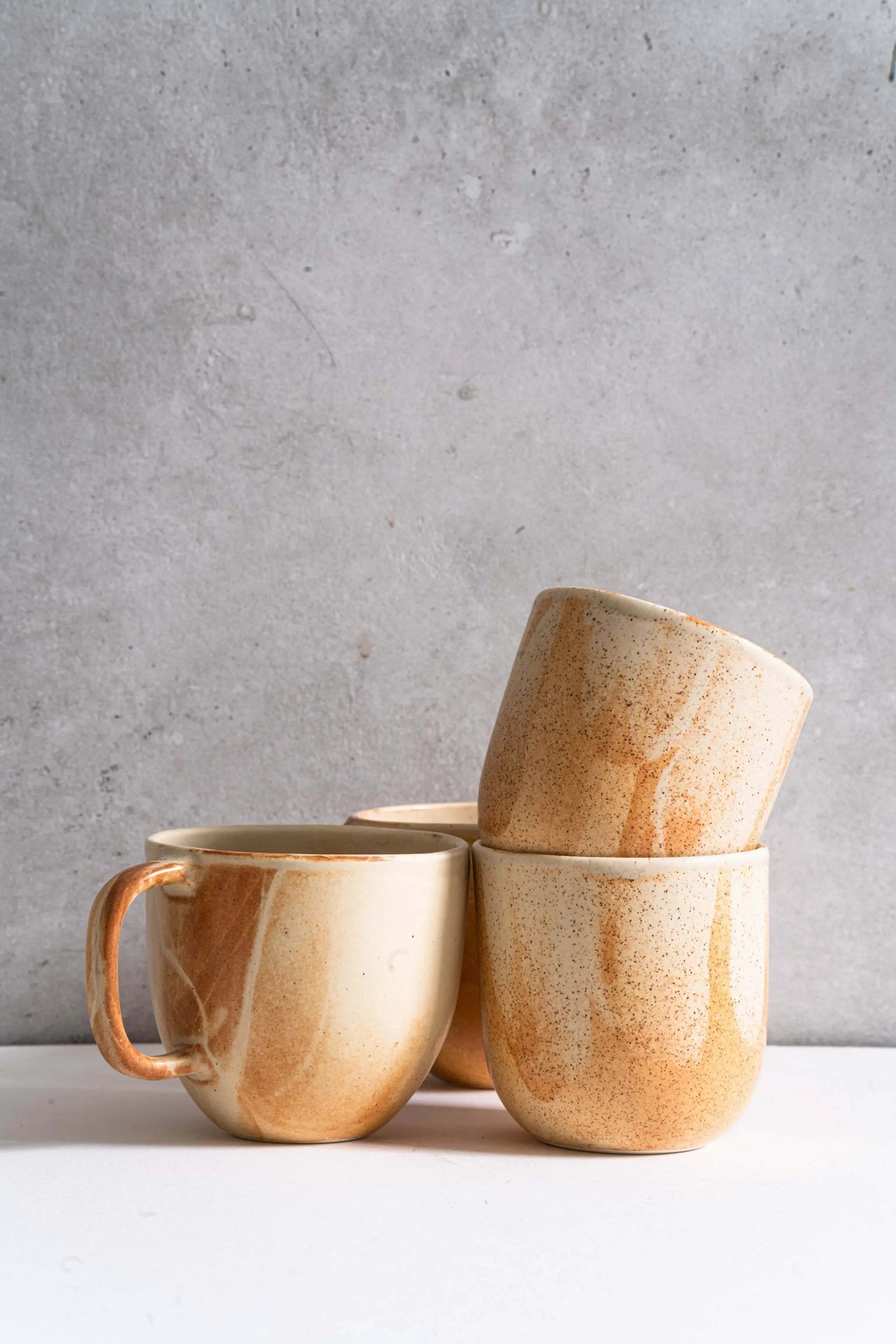 Stoneware Beige Coffee Mug CREATING COMFORT