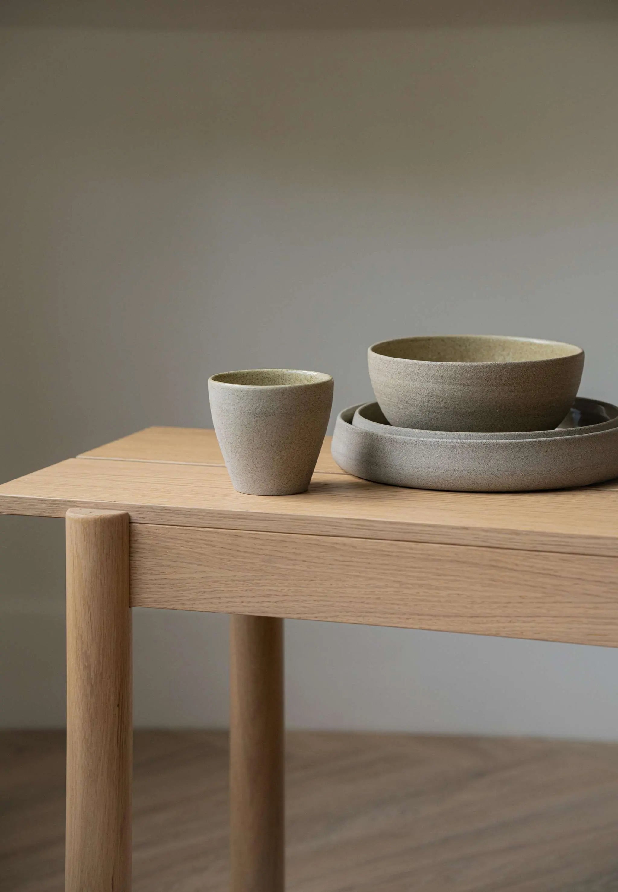 Stoneware Coffee Mug Concrete CREATING COMFORT