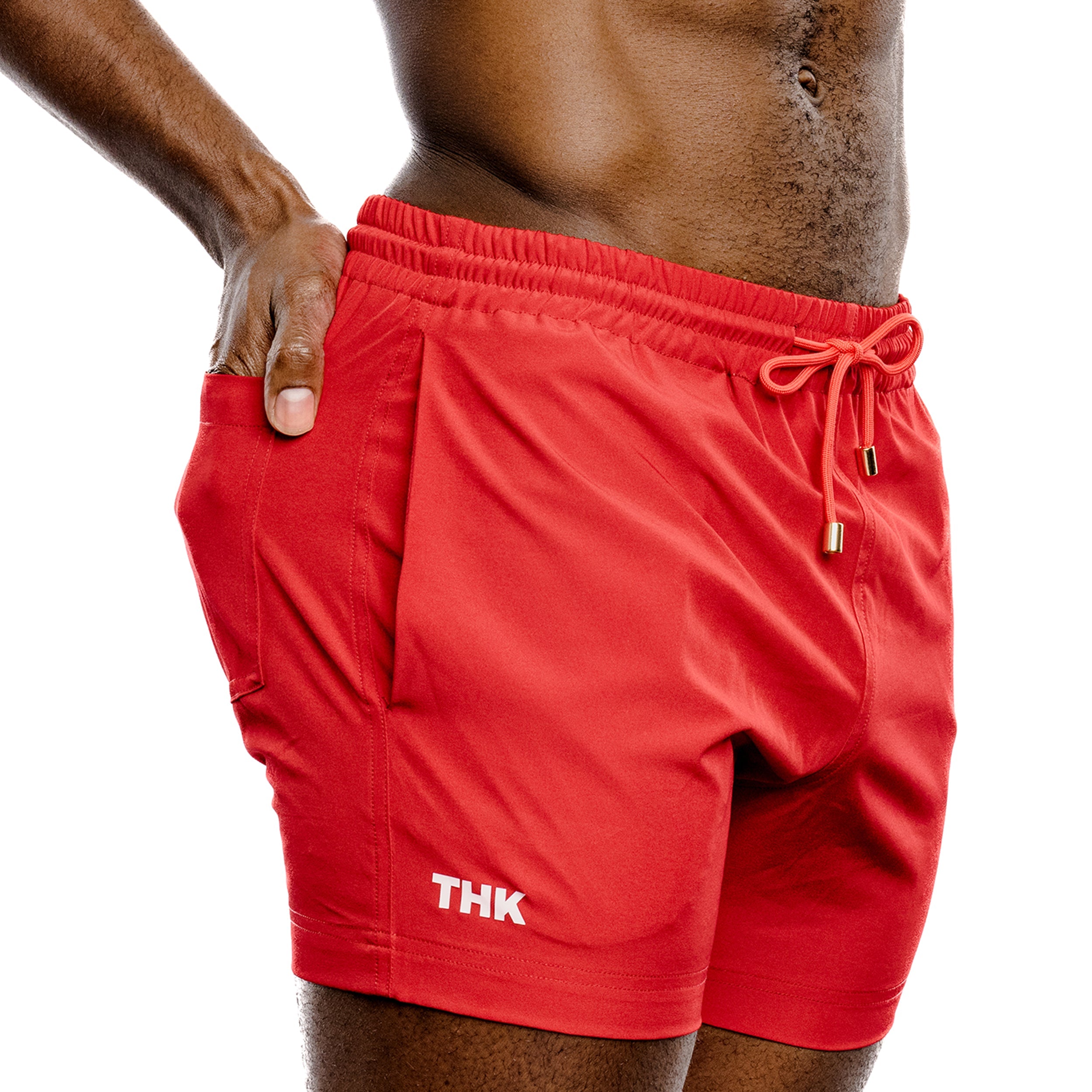 Red Swim Gym Short THK