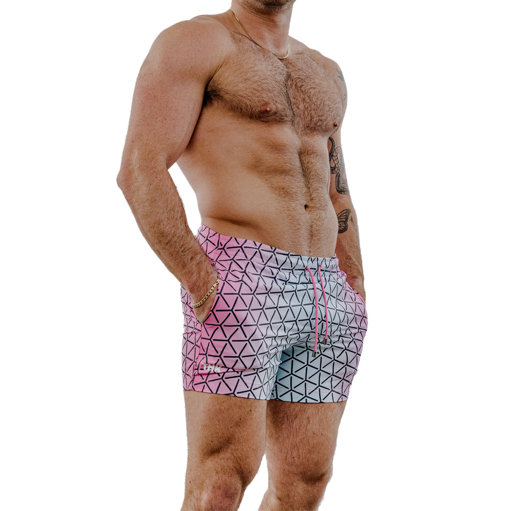 Kaleidoscope Swim Gym Short THK