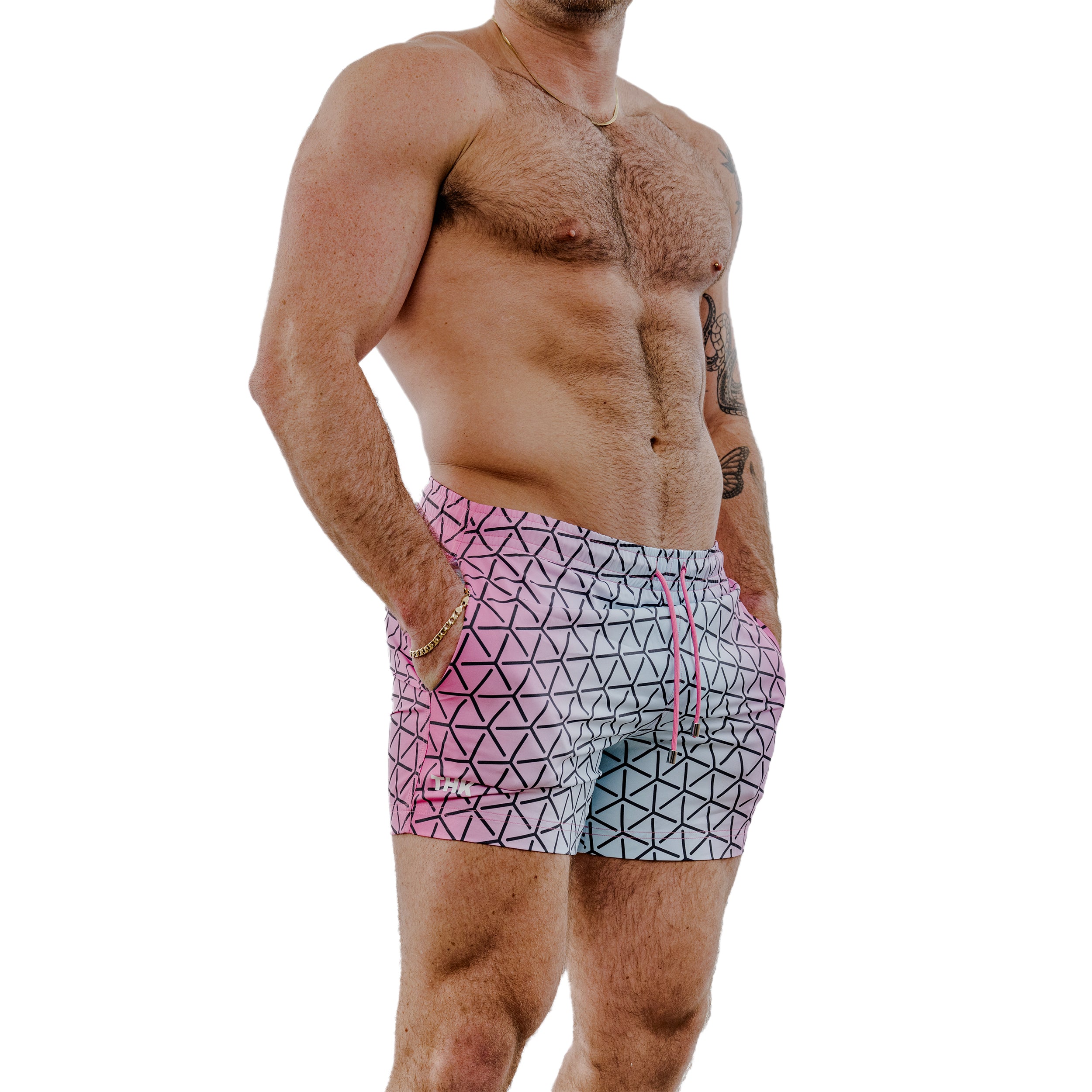 Kaleidoscope Swim Gym Short THK
