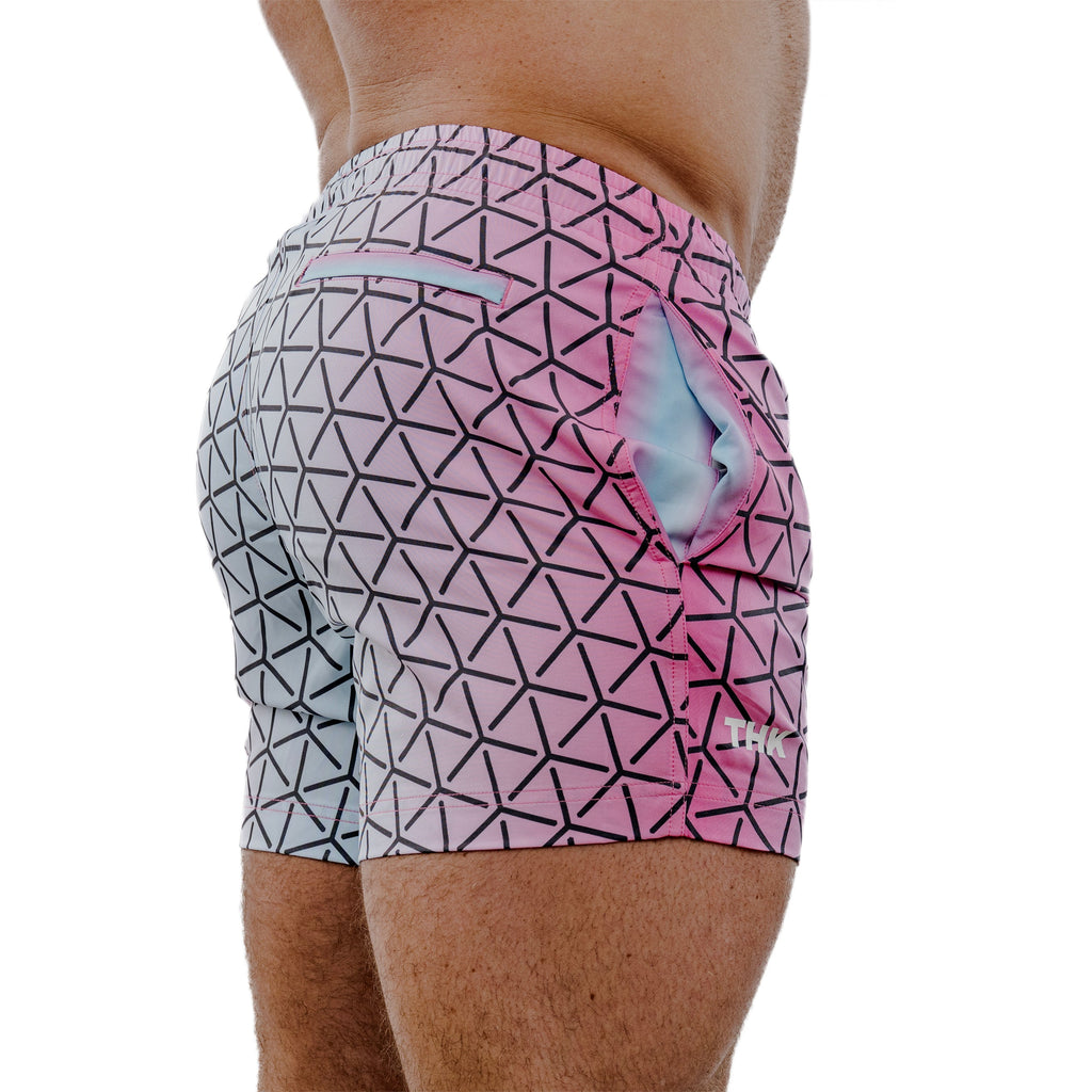 Kaleidoscope Swim Gym Short THK