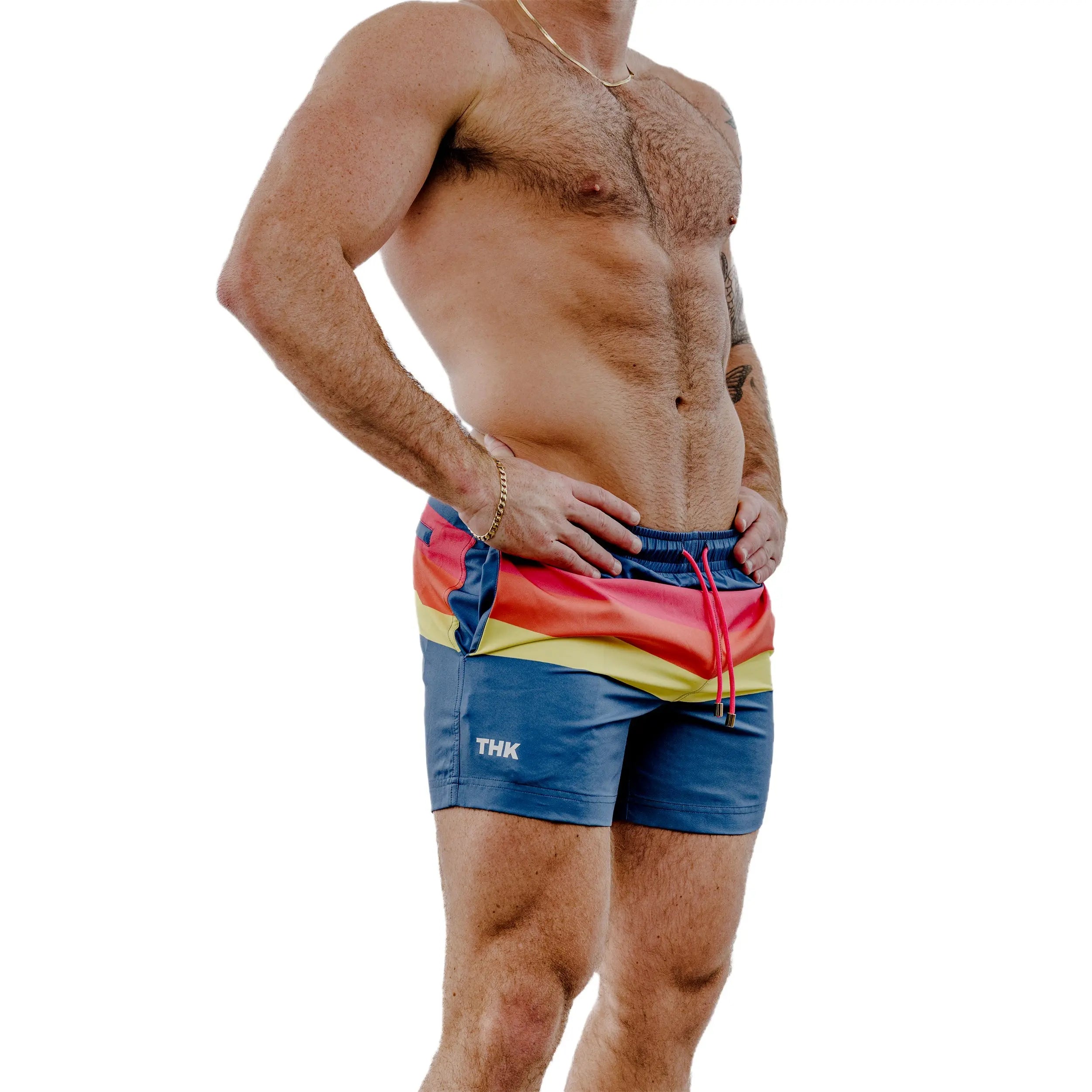 70's Swim Gym Short THK