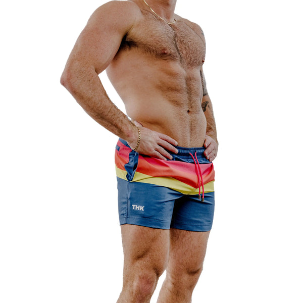70's Swim Gym Short THK