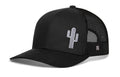 Cactus Trucker Hat  |  Black Cactus Snapback Haka Hat