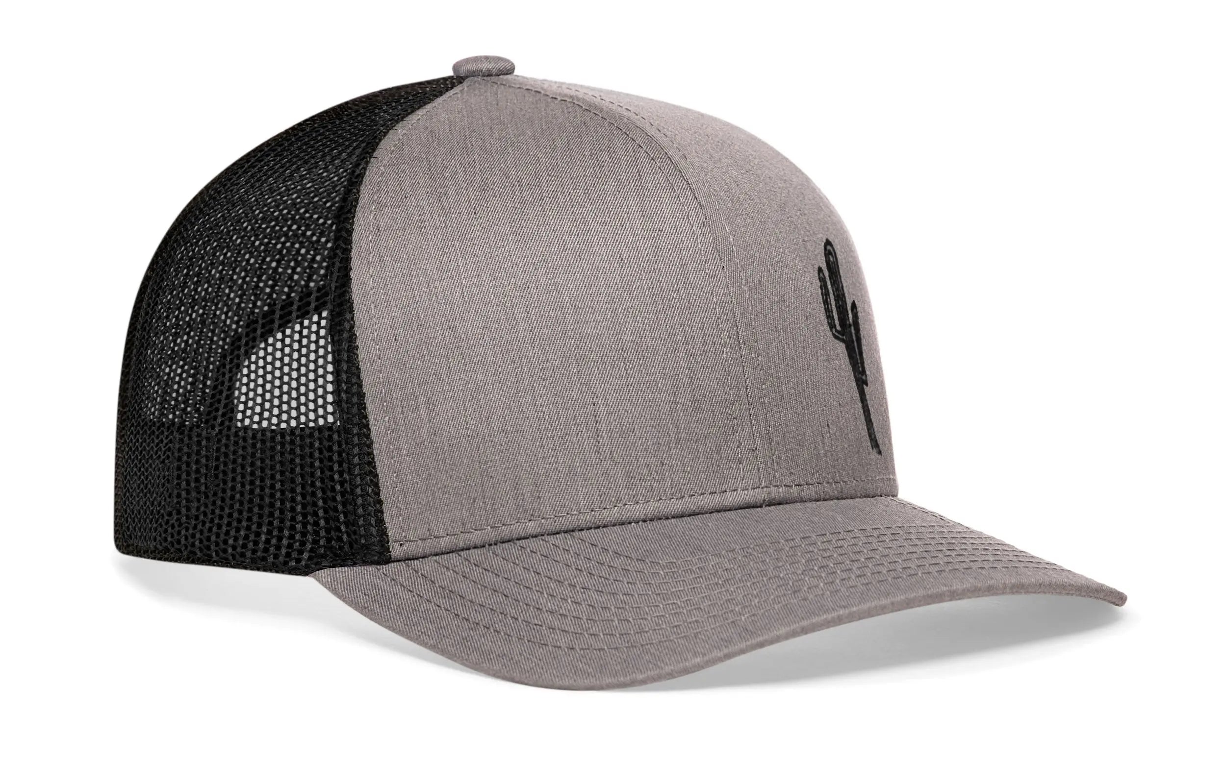 Cactus Trucker Hat  |  Gray-Black Cactus Snapback Haka Hat