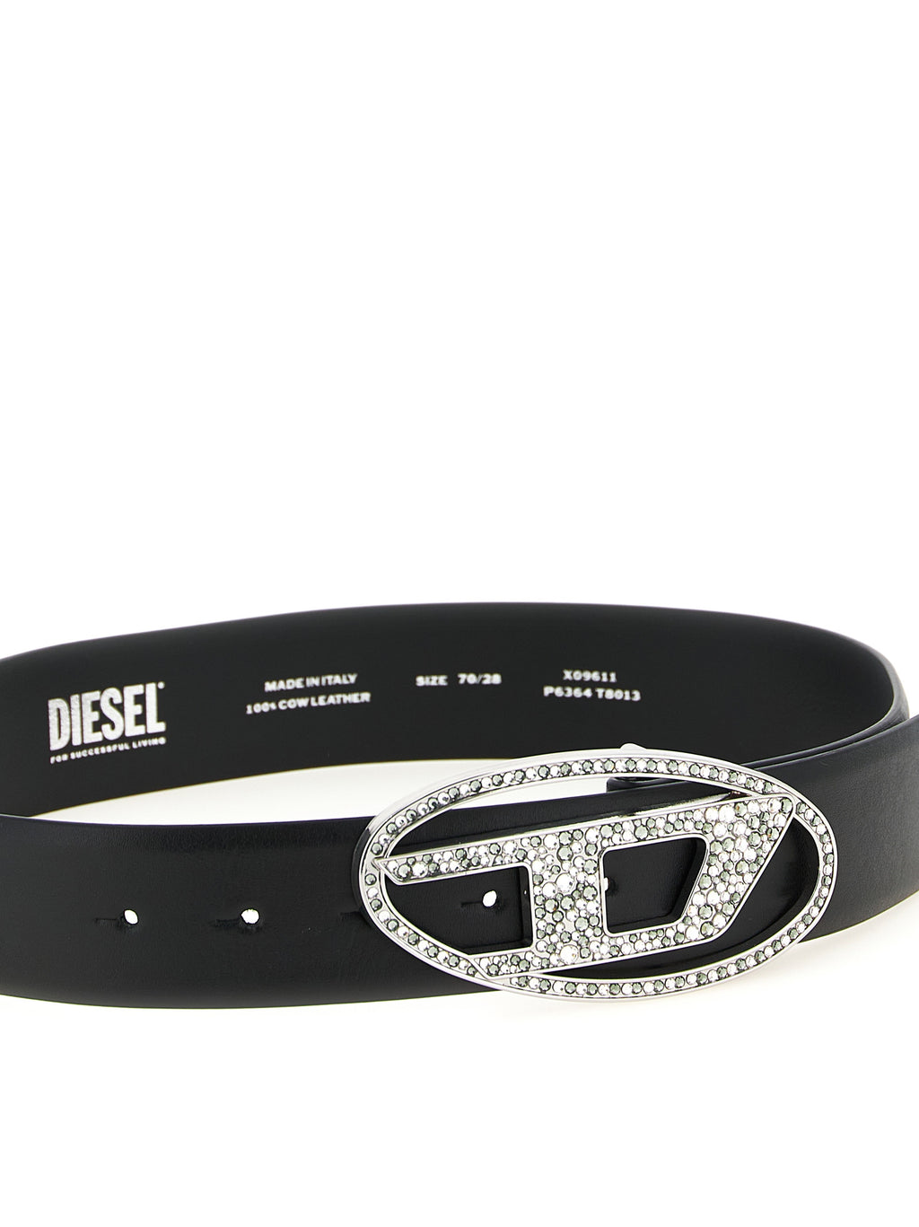 Diesel B-1DR Strass Crystal Leather Belt Diesel