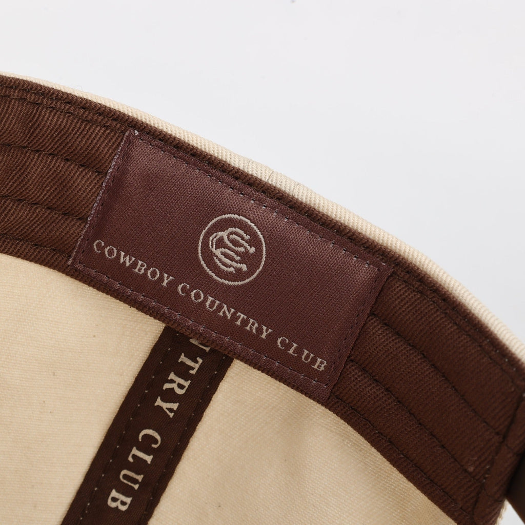 Club Patch Hat Brown Cowboy Country Club