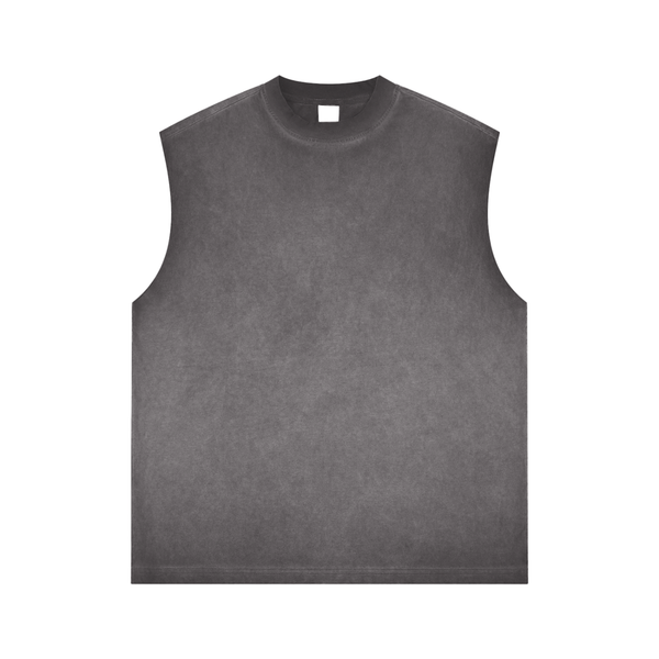 Cranberry's Basics reverse-washed tank top — clean no-logo sleeveless cotton tee