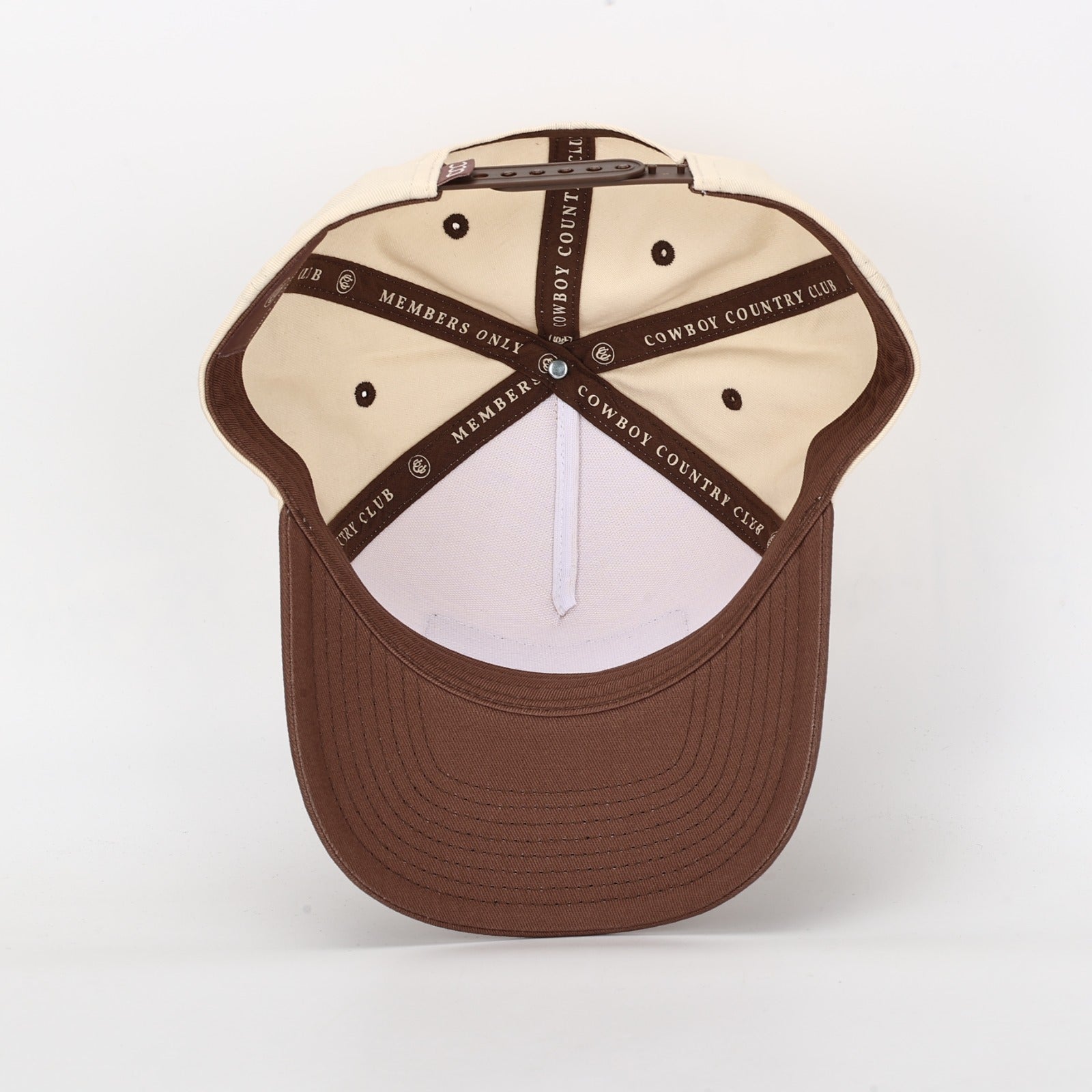 Club Patch Hat Brown Cowboy Country Club