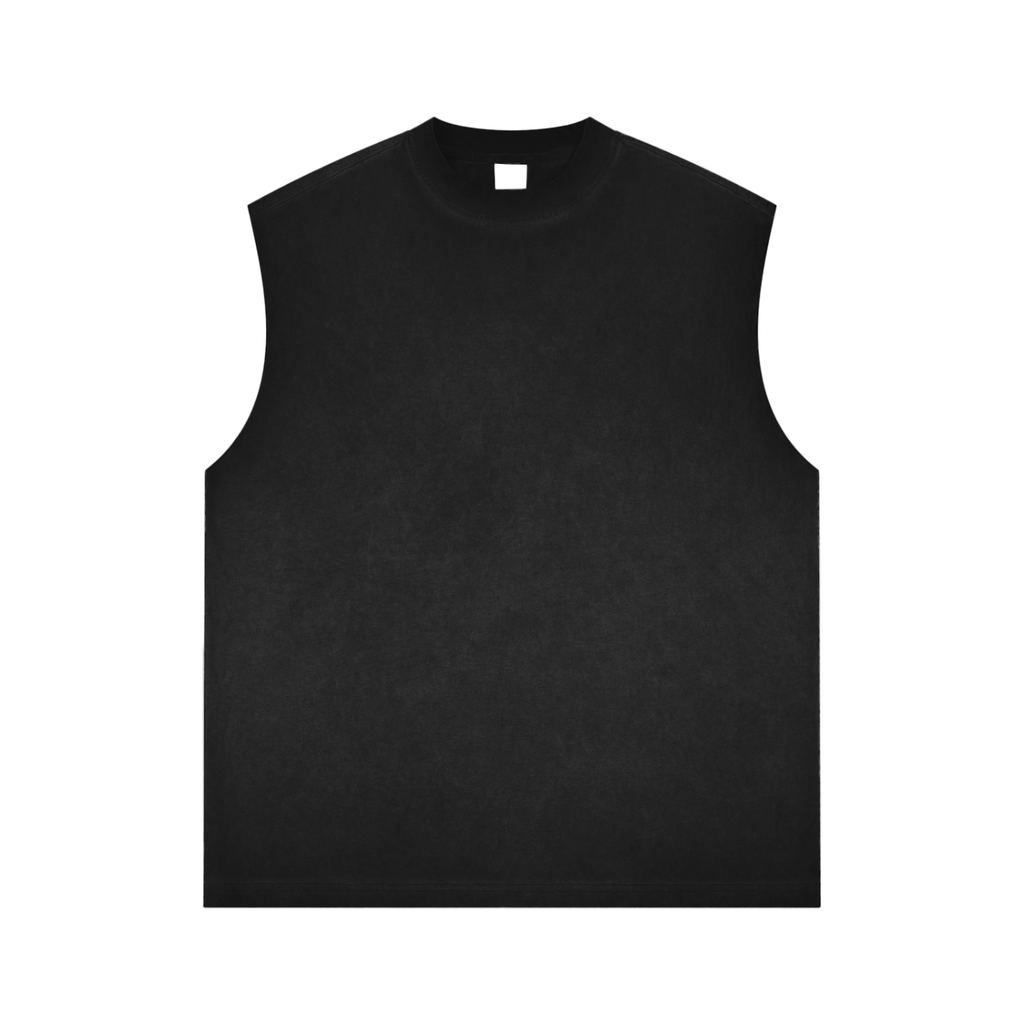 Cranberry's Basics reverse-washed tank top — clean no-logo sleeveless cotton tee